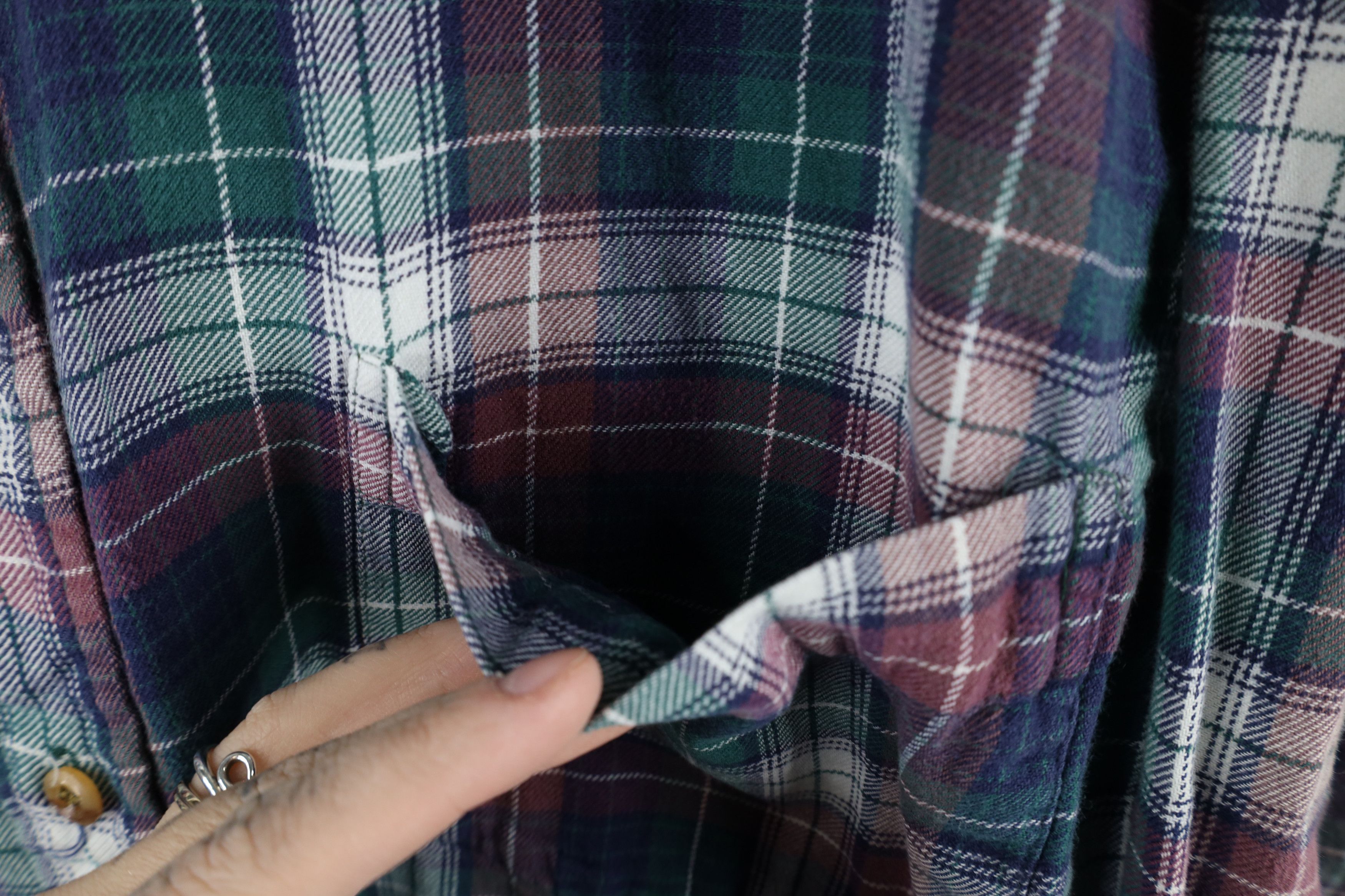 American Eagle Outfitters × Vintage Vintage 90s American Eagle Outfitters Button Down Shirt Size US XL / EU 56 / 4 - 4 Thumbnail