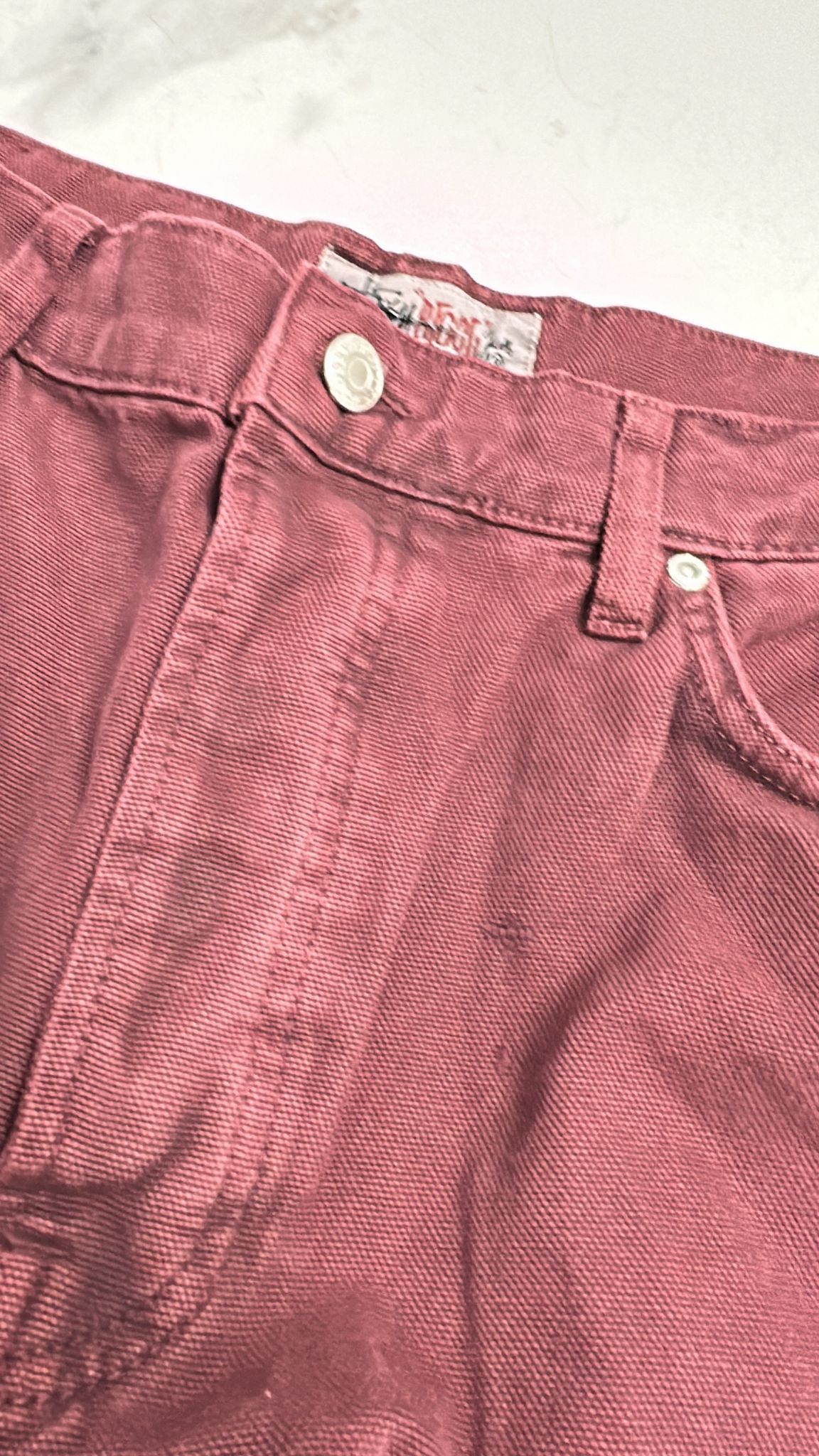 Stussy × Vintage Stussy Big Ol Jean Wine Size 34 Size US 34 / EU 50 - 4 Thumbnail