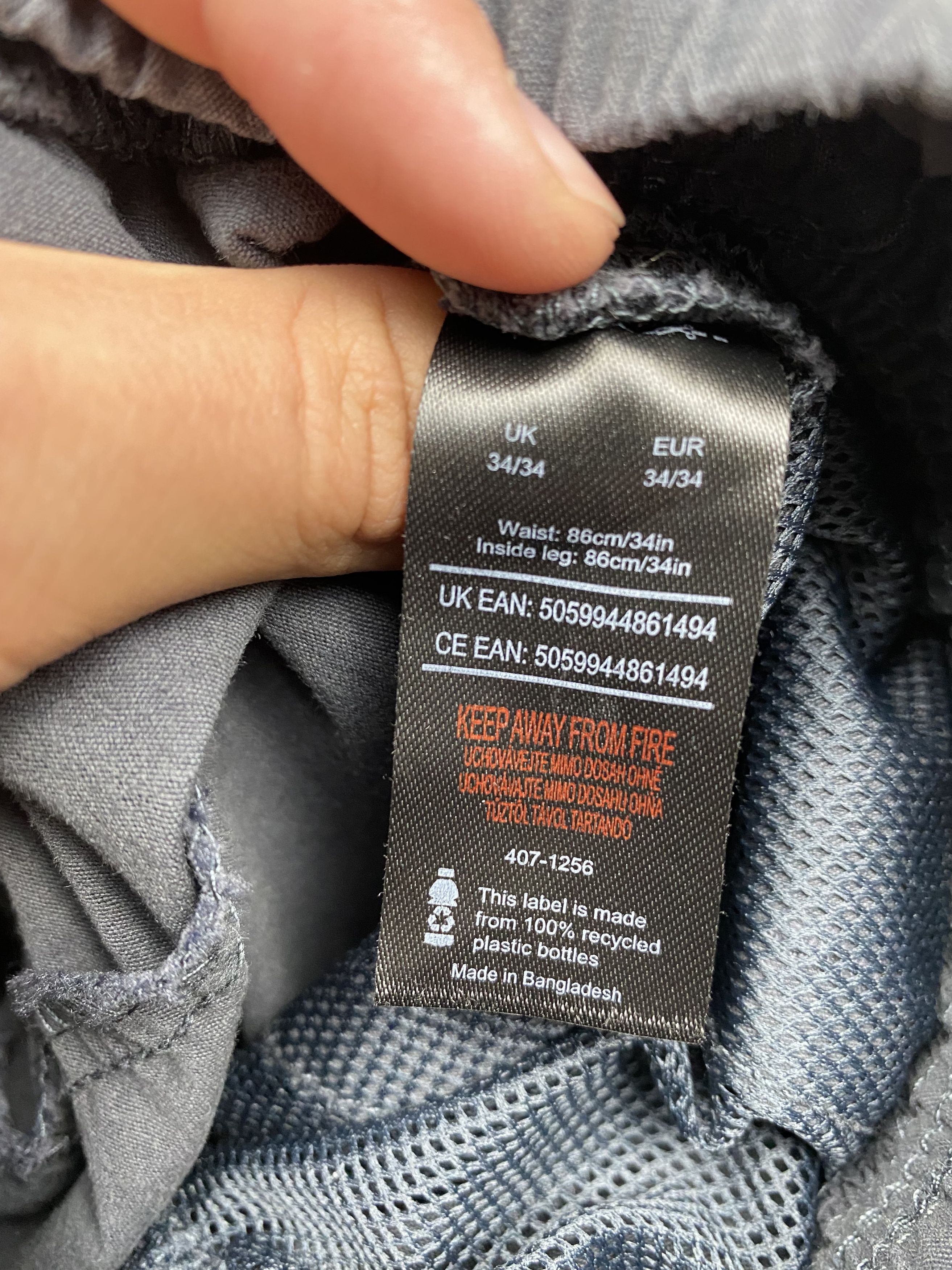 20471120 - 9 Peak Vintage Mens Outdoor Cargo Pants Y2K Size US 34 / EU 50 - 5 Thumbnail