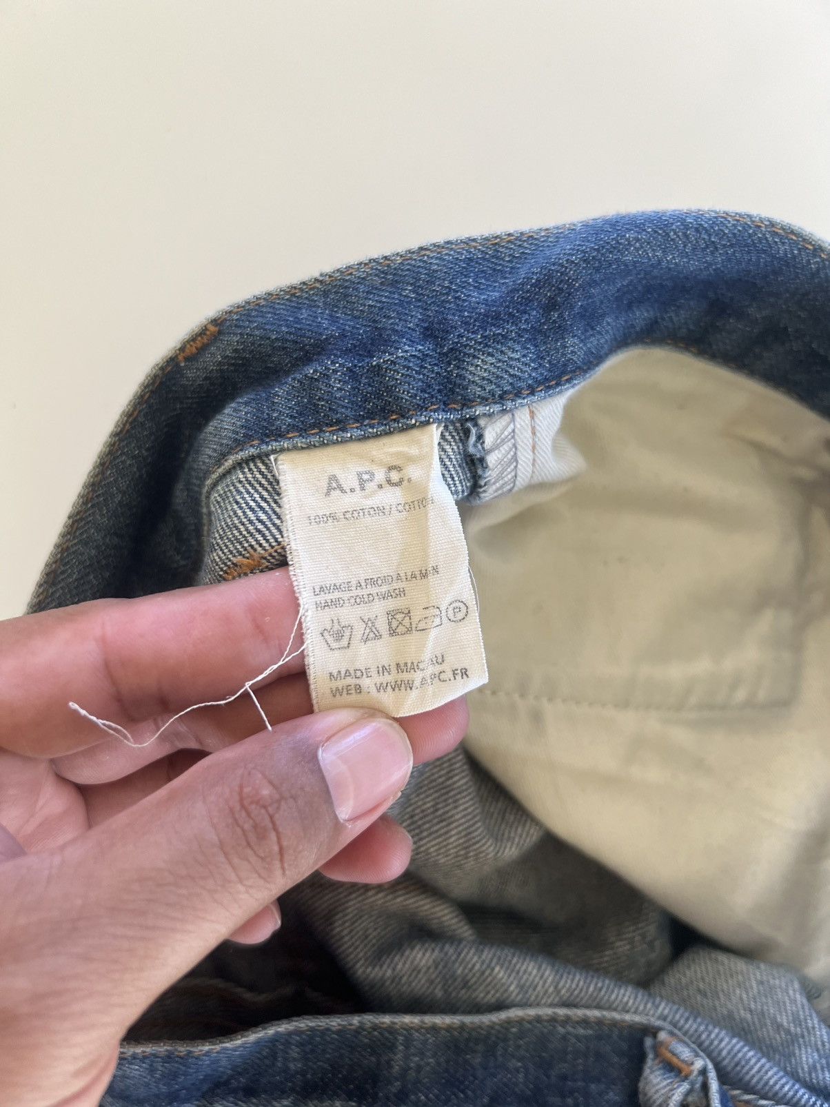 A.P.C. Vintage APC Distressed Denim Jeans Size 27-28" Size US 27 - 9 Thumbnail