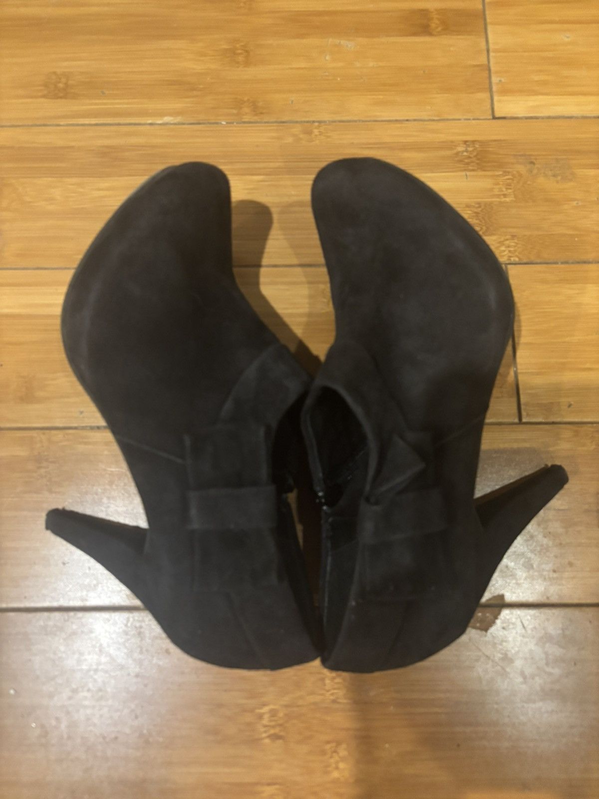 Other Black suede heels.wf-277 Size US 7 / IT 37 - 5 Thumbnail