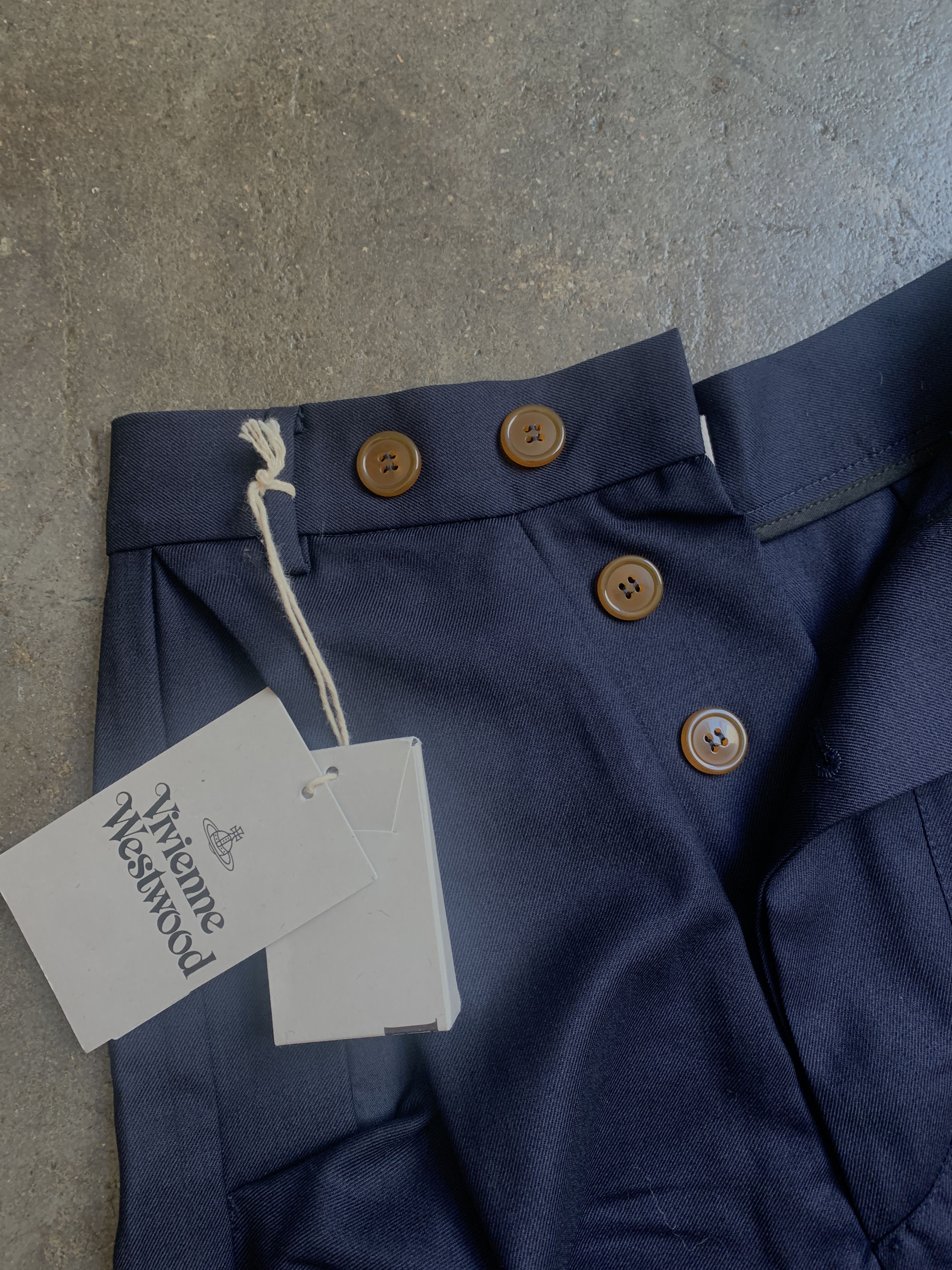 Vivienne Westwood NWT 2017 720$ Asymmetrical Alcoholic Pants with Zipper Size US 28 / EU 44 - 3 Thumbnail
