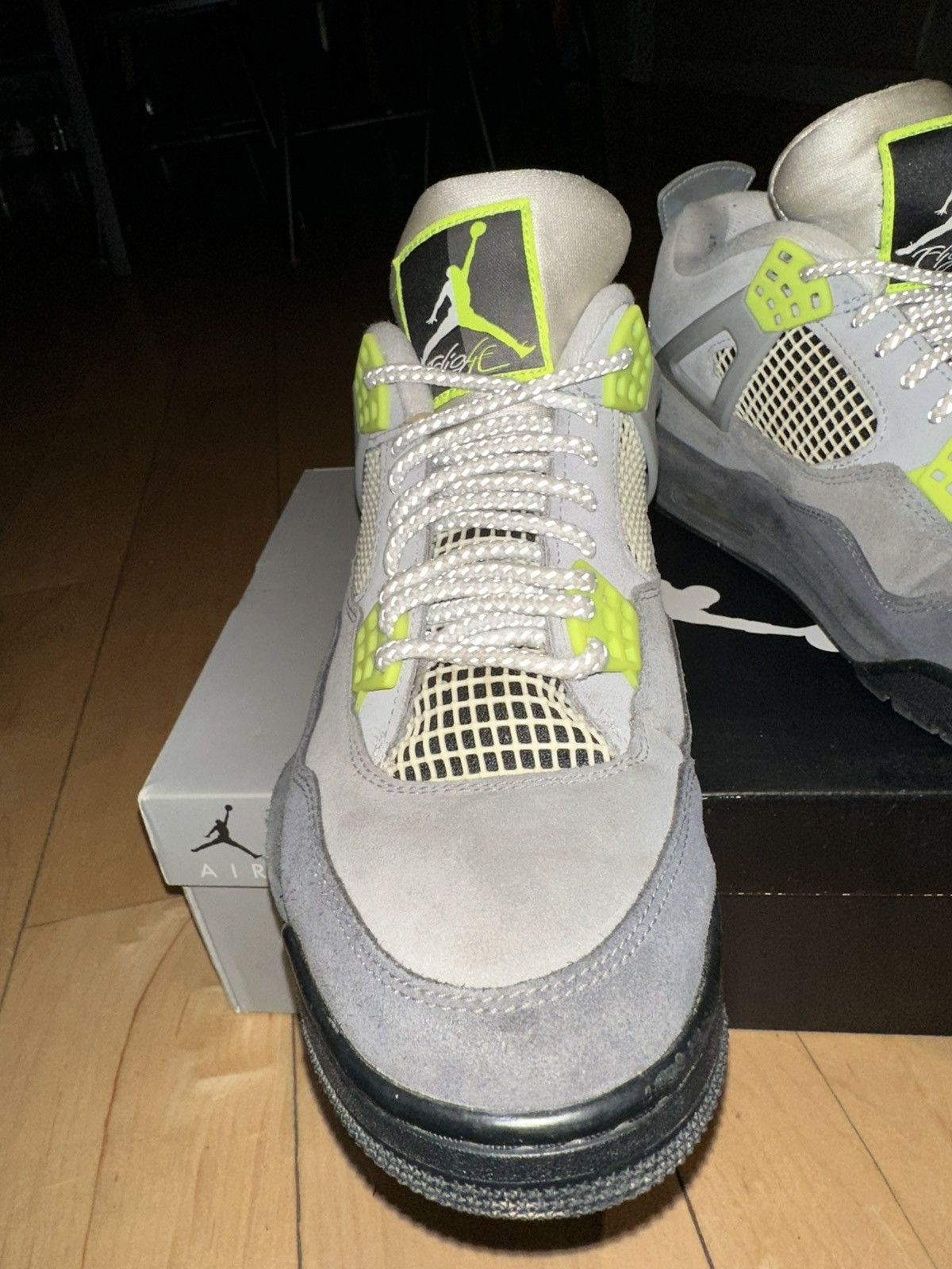 Jordan Brand Jordan 4 Neon Size US 10 / EU 43 - 3 Thumbnail