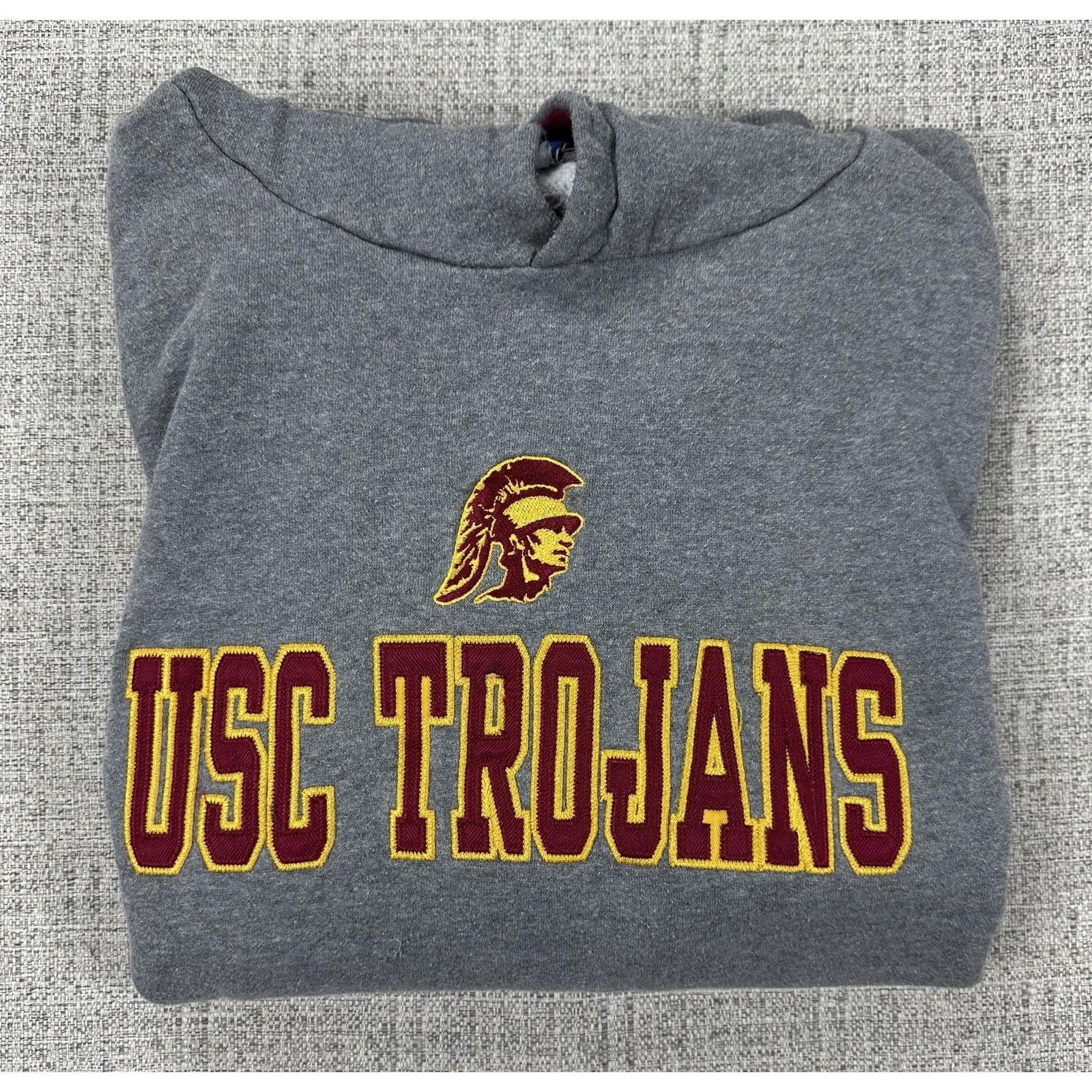 Other USC Trojans Hoodie Sweatshirt Sz 2XL Embroidered Y2K Gray Size US XXL / EU 58 / 5 - 14 Thumbnail