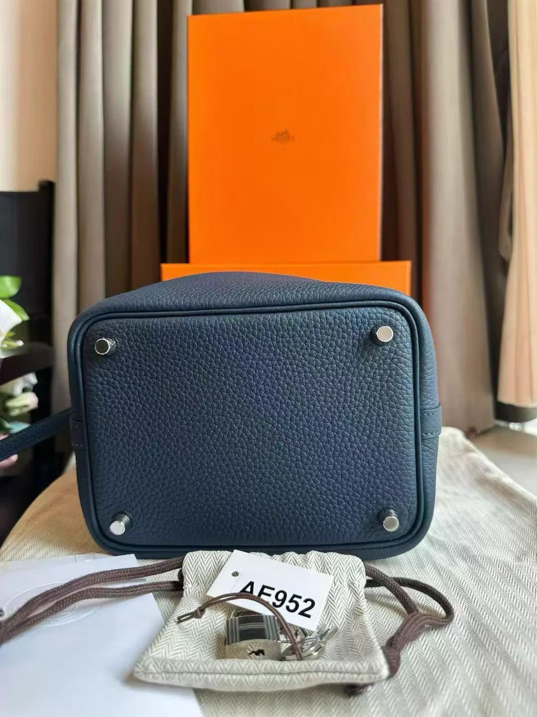Hermes Hermès Picotin 18 Gray Silver Hdw W Full Set Mint Size ONE SIZE - 5 Thumbnail