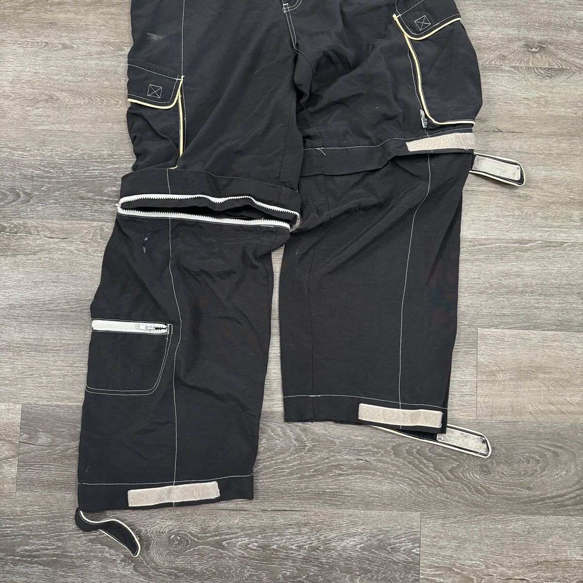 JNCO × Tripp NYC × Vintage Rare Vintage Macgear Rave wear baggy wide leg cargo zip off Size US 34 / EU 50 - 5 Thumbnail