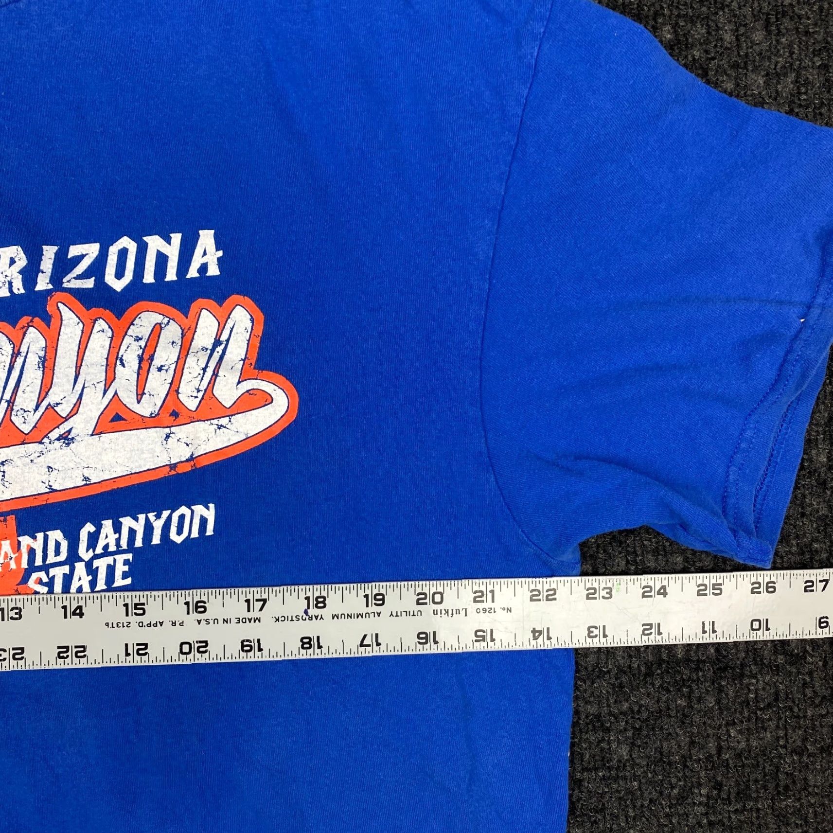 Delta VINTAGE Arizona Gold Canyon Grand Canyon State Rodeo T Shirt Blue XL FAST Size US XL / EU 56 / 4 - 5 Thumbnail