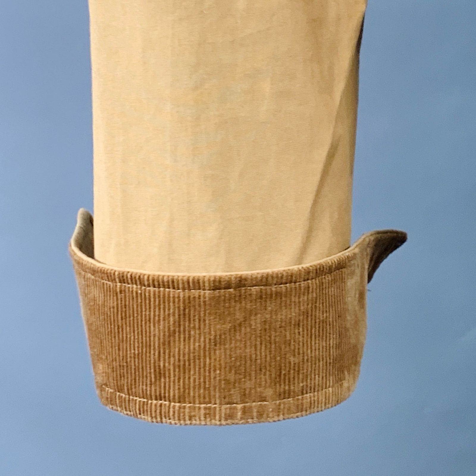 A.P.C. Size L Tan Brown Cotton Corduroy Collar Button Up Jacket Size US L / EU 52-54 / 3 - 2 Thumbnail