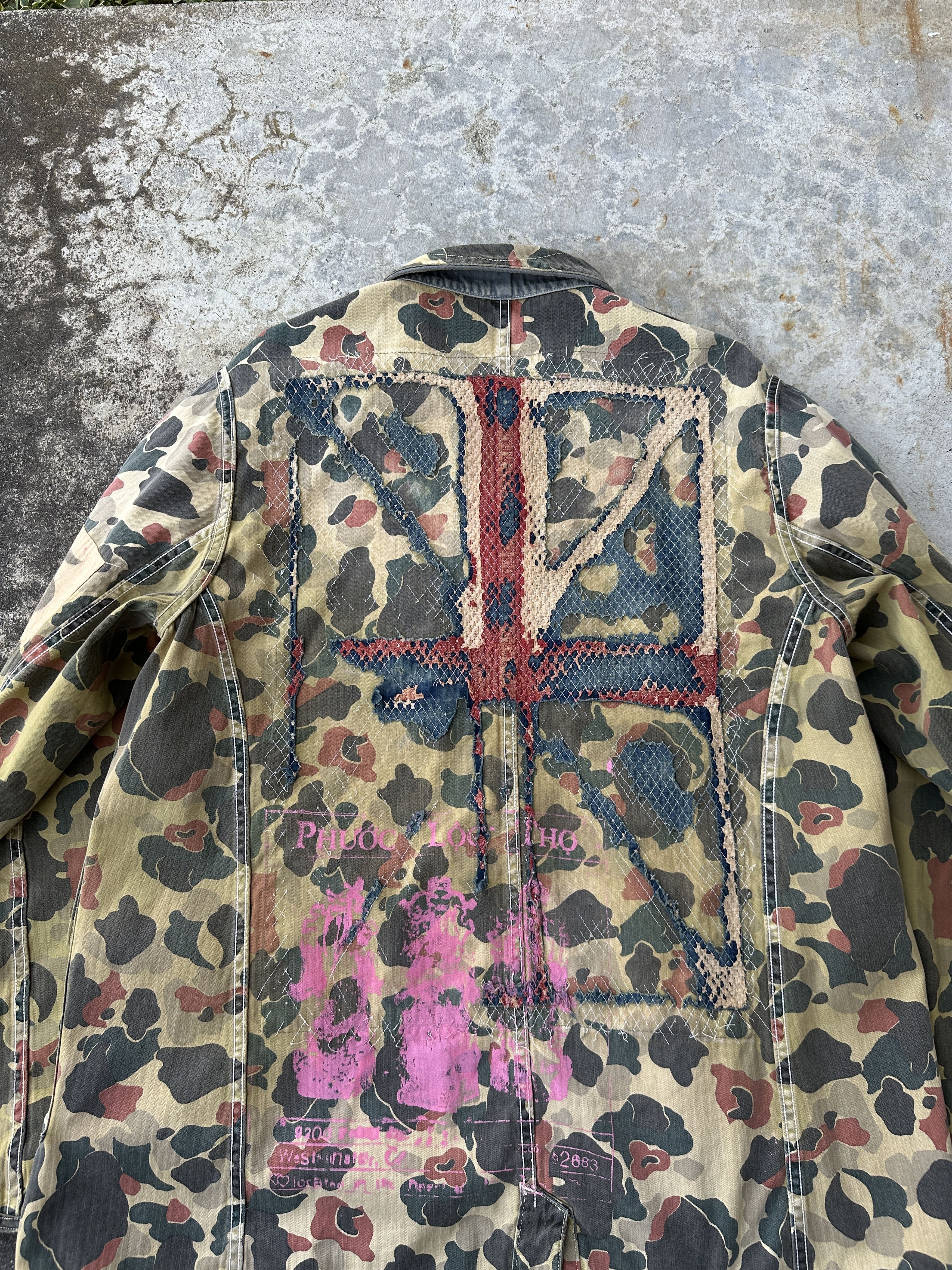 Kapital Kountry HBT Boro Union Jack Flag Field Duck Camo Chore Coat Size US L / EU 52-54 / 3 - 11 Thumbnail
