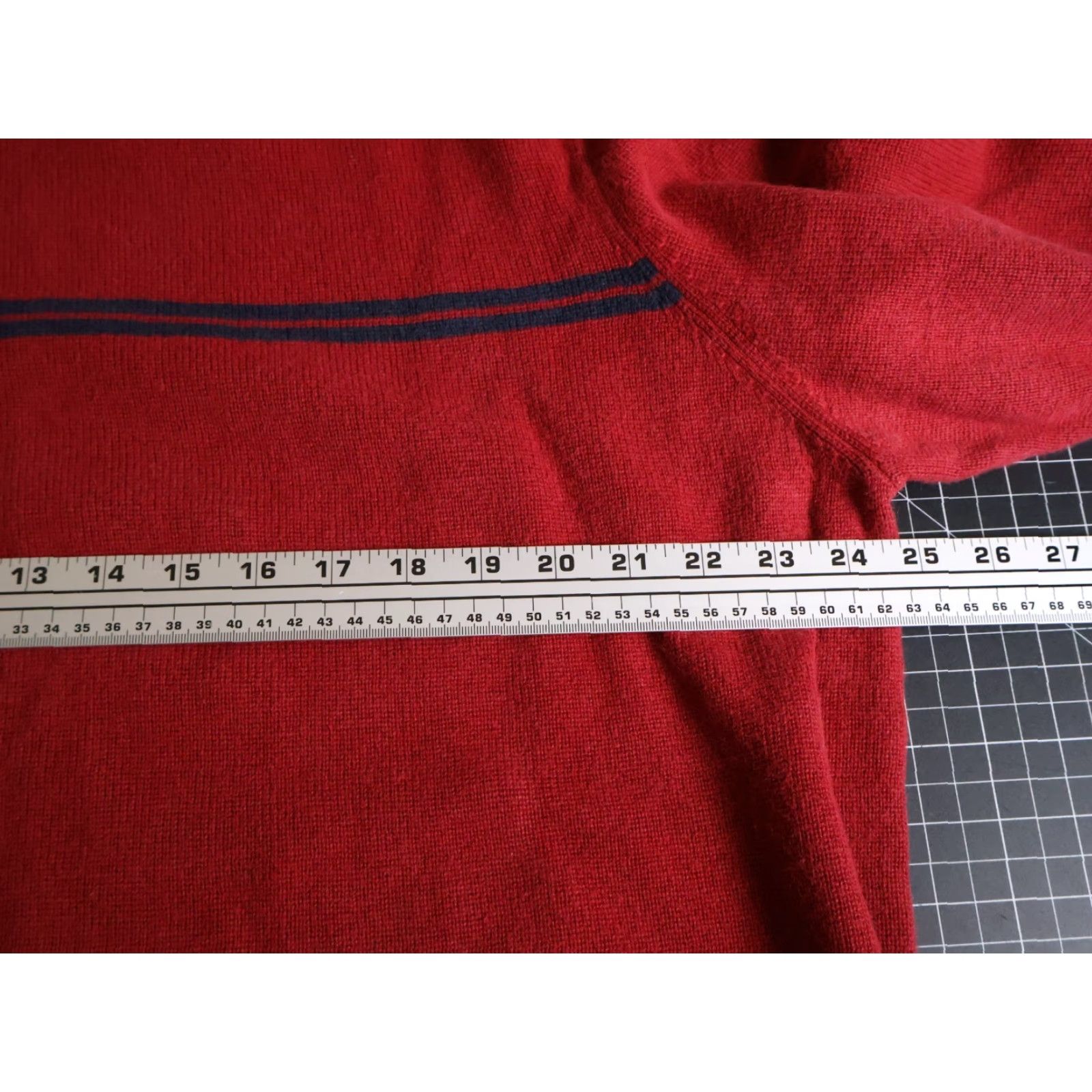 Old Navy VINTAGE Old Navy Sweater 2XL Red Striped Crewneck Knit Men’s Pullover 90s Hipster Punk Retro Varsity Y2K Size US XXL / EU 58 / 5 - 5 Thumbnail