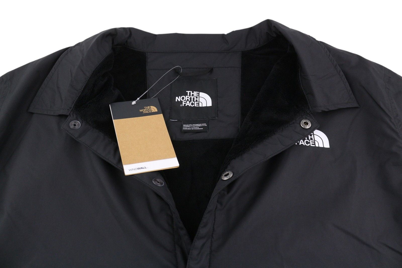 The North Face TELEGRAPHIC COACHES 2XL Black Windwall Snap Unisex 84370 Size US XXL / EU 58 / 5 - 4 Thumbnail