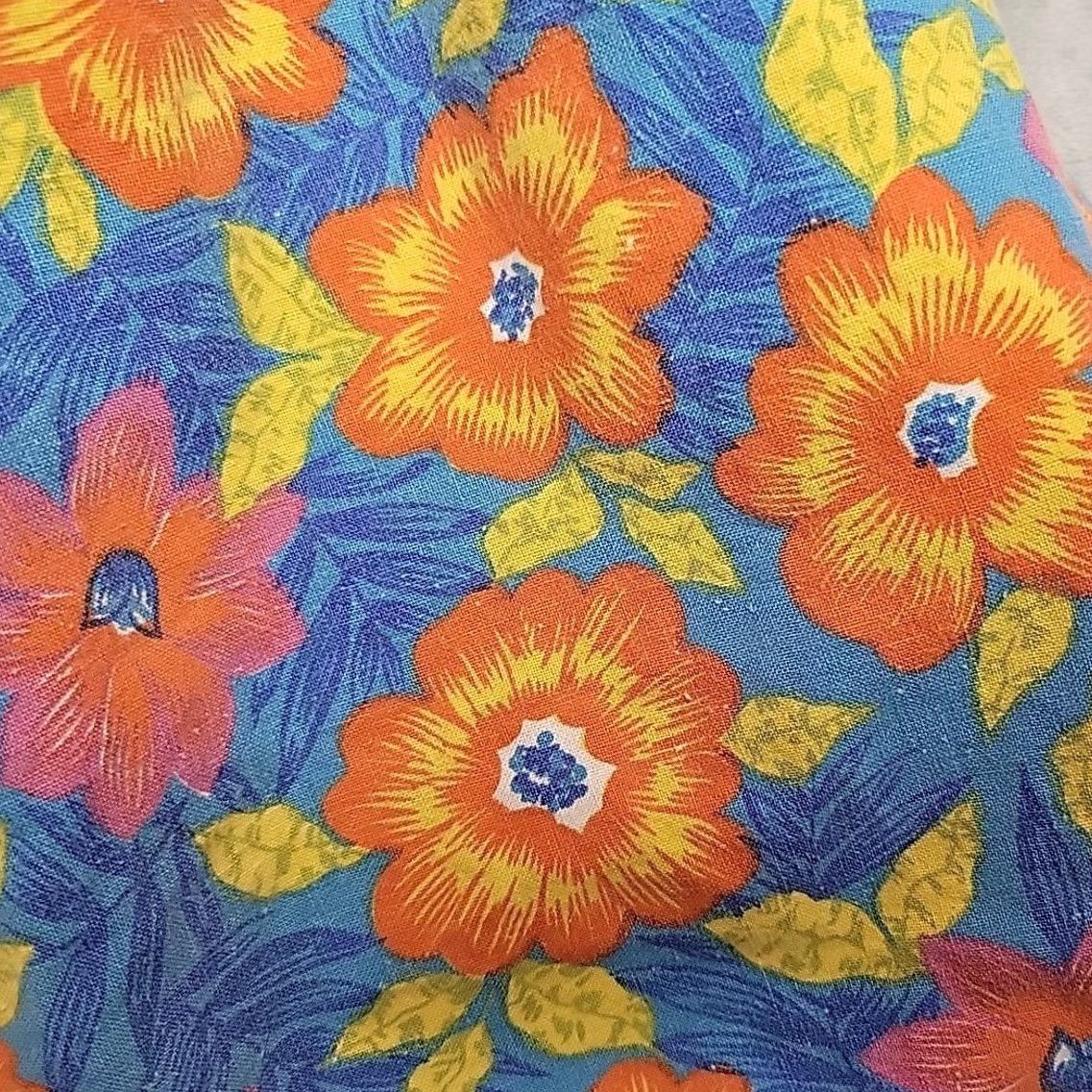 Vintage VTG Juliano Shorts Women S Blue Floral Hawaiian Tropical Elastic Waist Retro Pockets Casual Size 28" / US 6 / IT 42 - 2 Thumbnail