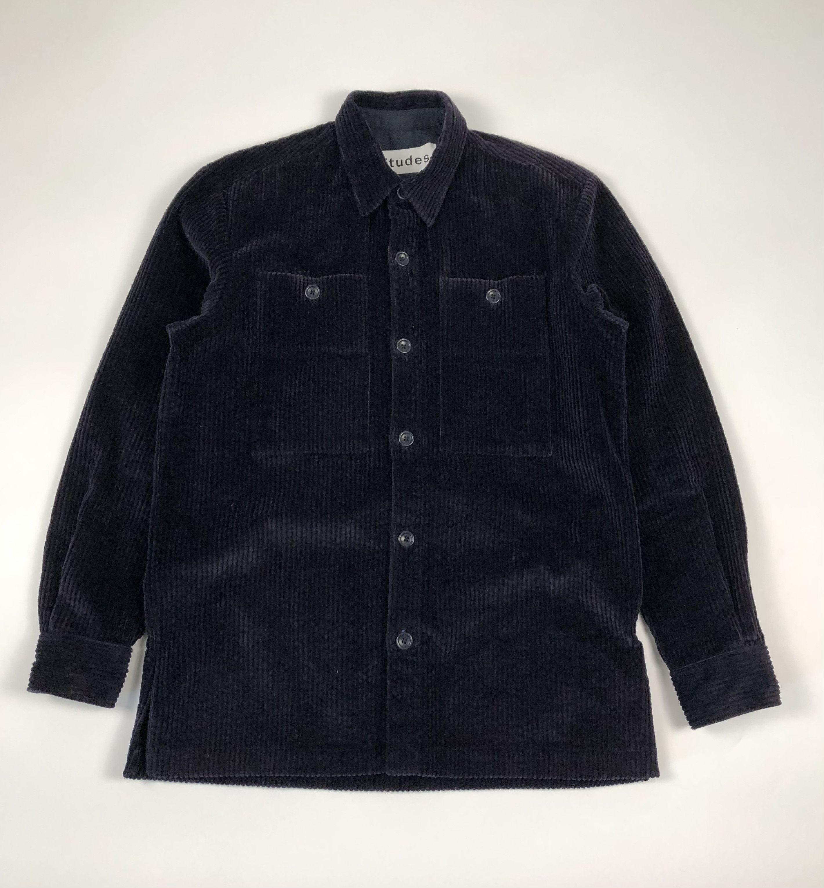 Etudes Etudes Corduroy Deep Blue Overshirt Size US S / EU 44-46 / 1 - 3 Thumbnail