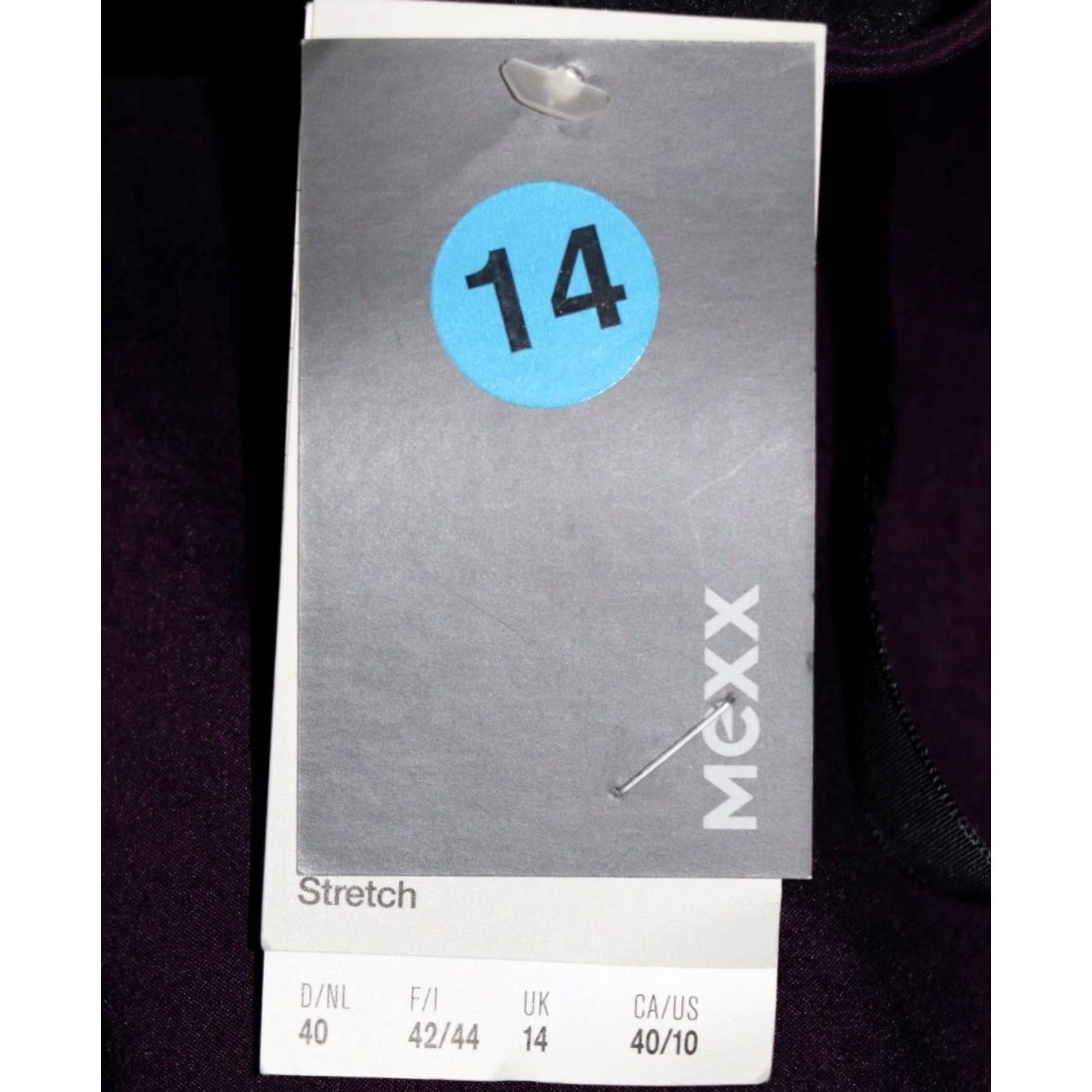 Vintage Mexx Skirt Womens UK 14 Maxi Size Purple Two Tone Women Party Evening New With Tags Size 36" / US 14 / IT 50 - 5 Thumbnail