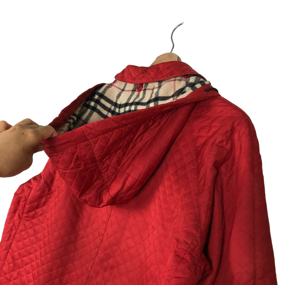 Burberry 🔥VINTAGE QUILTED BUTTON BURBERRY LONDON NOVA CHECK LINING Size US M / EU 48-50 / 2 - 11 Thumbnail