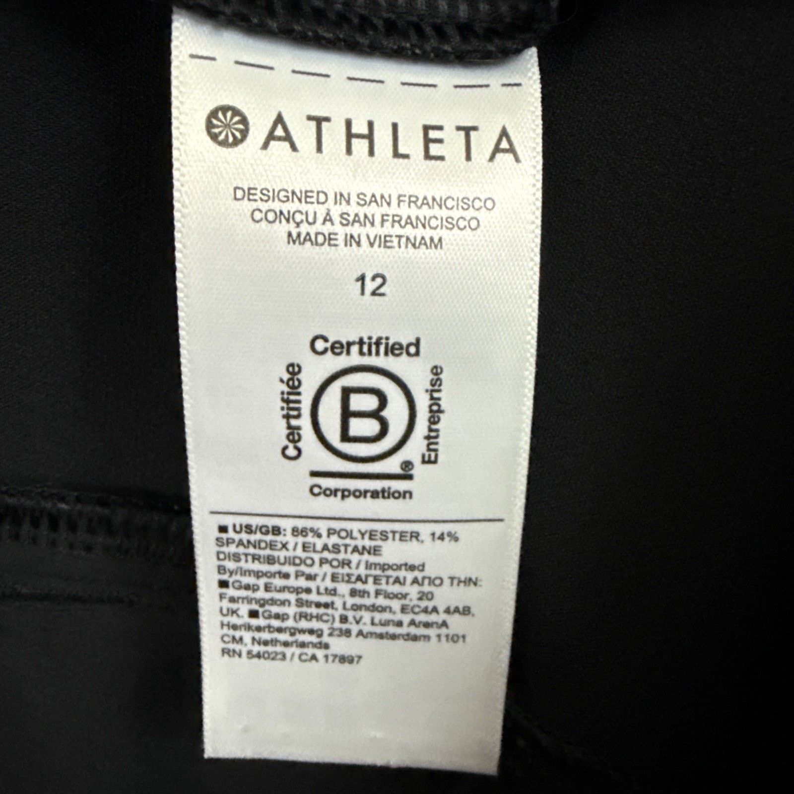 Athleta Athleta Endless High Rise Ankle Pants Women 12 Black Pull On Size 34" / US 12 / IT 48 - 9 Thumbnail
