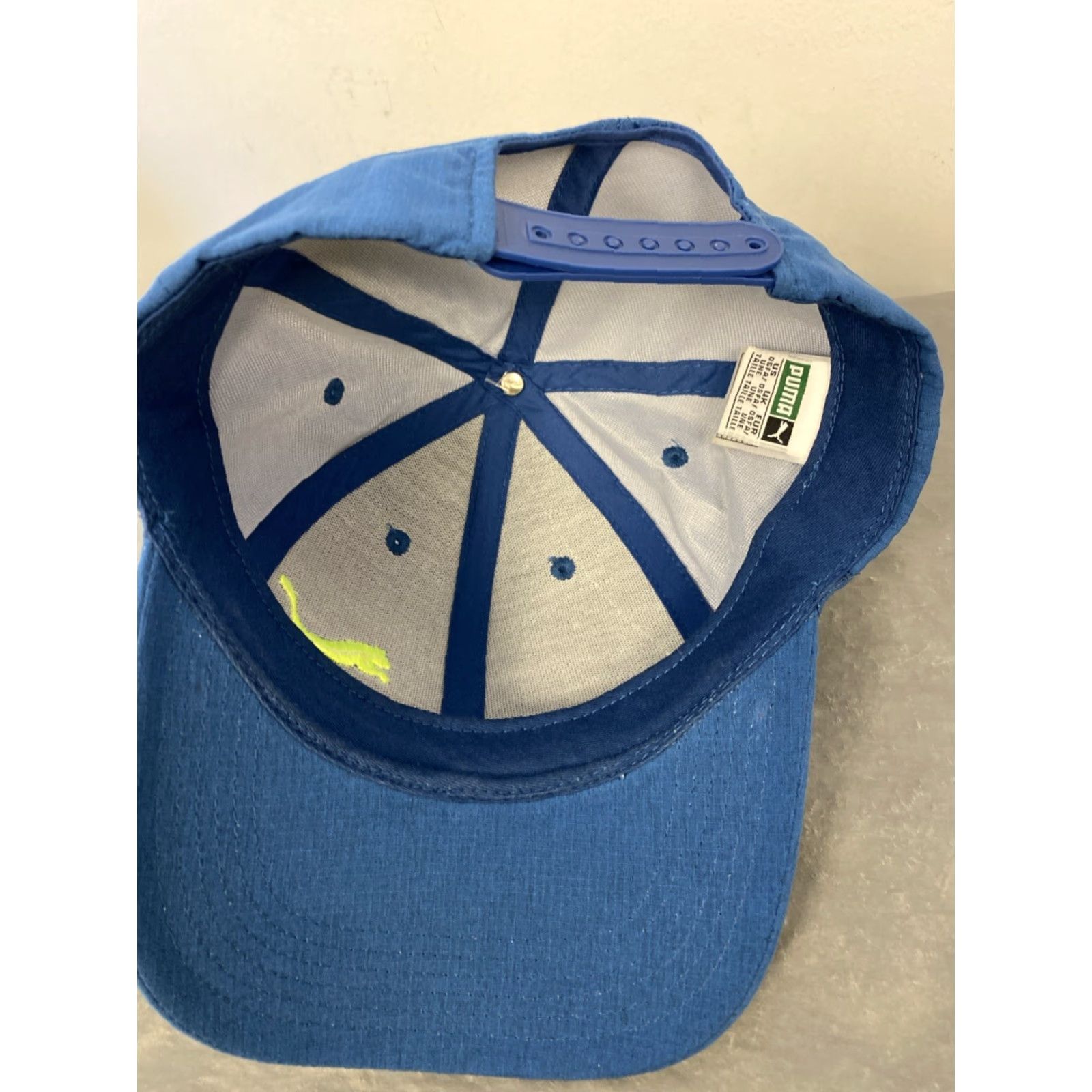 Puma PUMA Indigo Hat Cap Snapback Baseball Cap Polyester Adjustable Men Women Uno Size Indigo/Blue 912 Size ONE SIZE - 6 Thumbnail