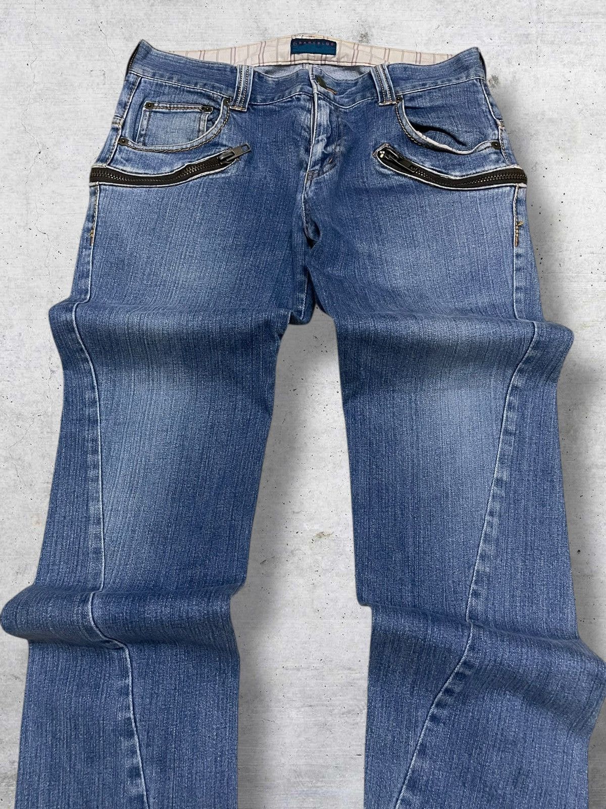 Japanese Brand VINTAGE RAGEBLUE CRAFTED JAPAN DESIGNER BLUEWASHED DENIM Size US 30 / EU 46 - 4 Thumbnail