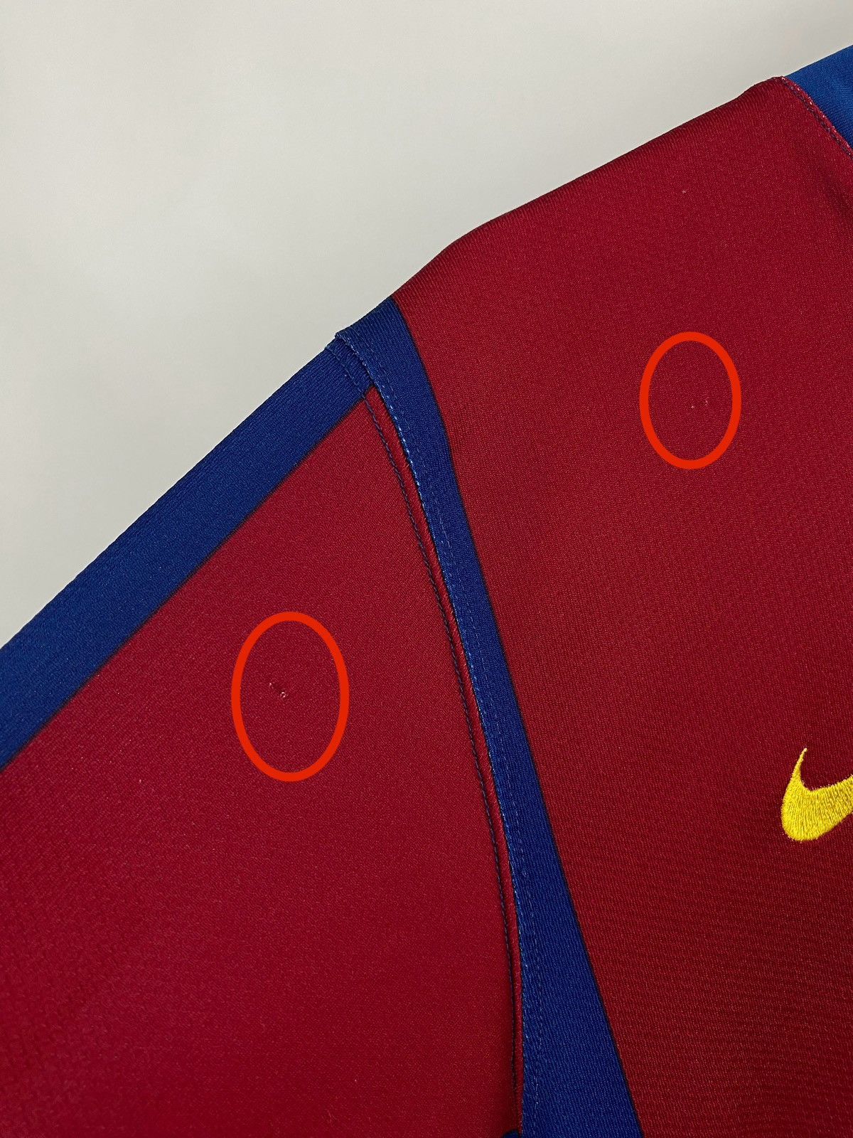 Nike Vintage 2007 F. C. Barcelona Nike Soccer Jersey T-Shirt Rare Size US M / EU 48-50 / 2 - 14 Thumbnail