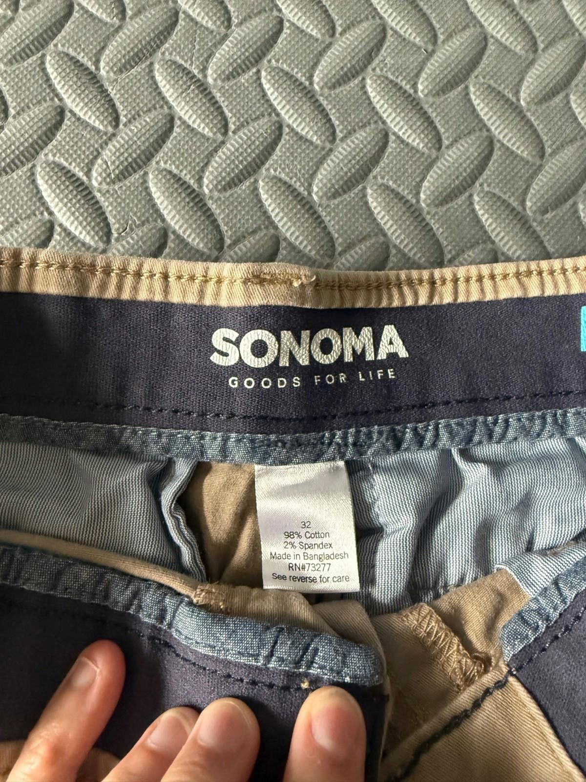 Sonoma Sonoma Goods For Life Shorts 32 Mens Flexwear Flat Front Size US 32 / EU 48 - 3 Thumbnail