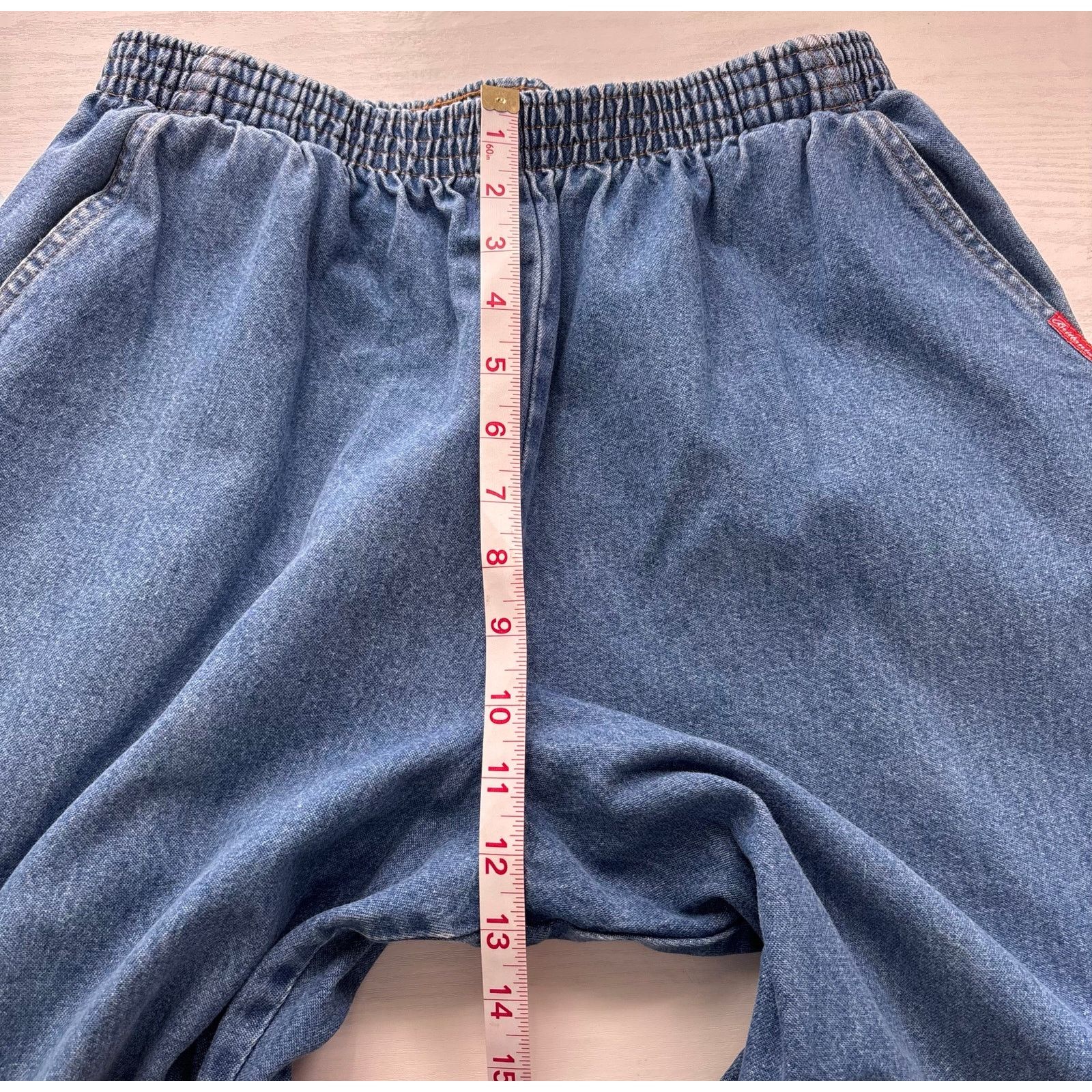 Other Vintage Brittania Blue Denim Pull-On Jeans Elastic Waist 16P Size 28" / US 6 / IT 42 - 6 Thumbnail