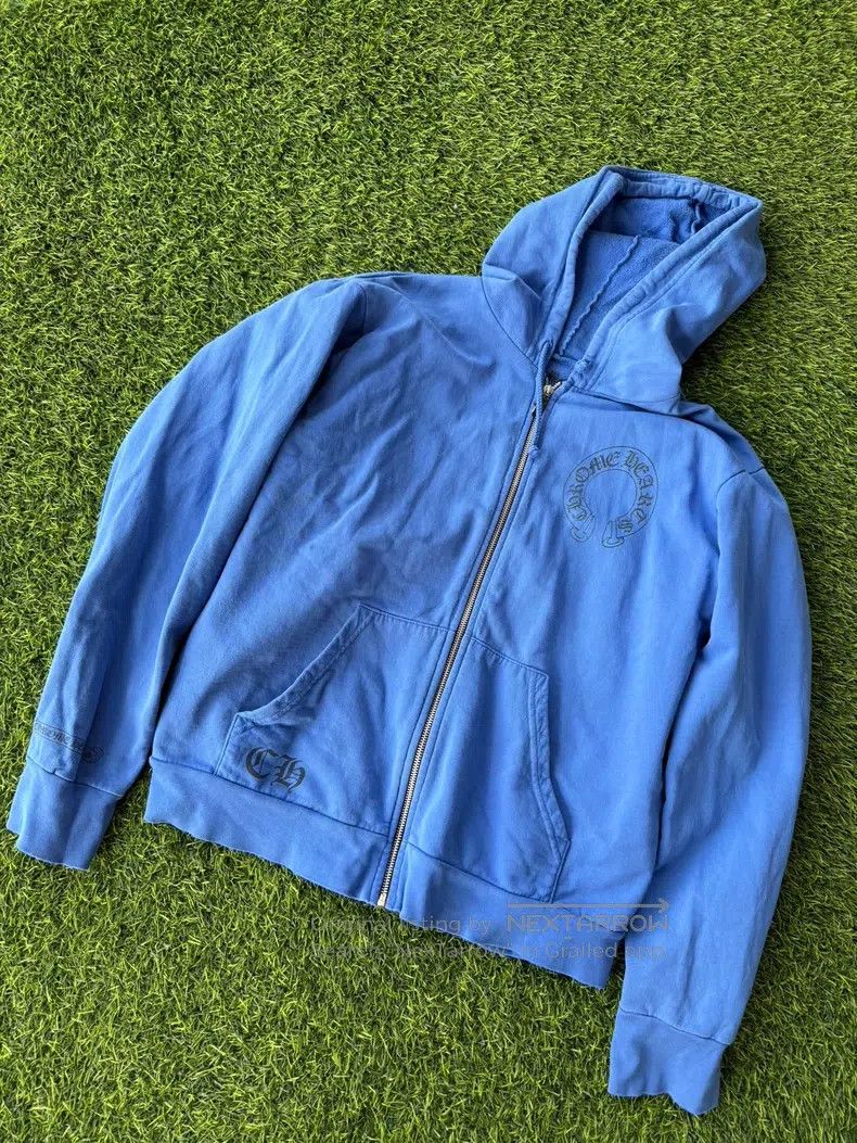 Chrome Hearts CHROME HEARTS Size S Blue hoodie Size US S / EU 44-46 / 1 - 1 Thumbnail