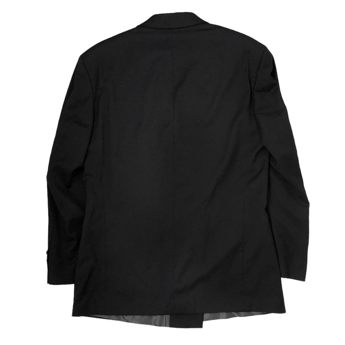 Hugo Boss 🧿polished wool tuxedo blazer black Size 50R - 6 Thumbnail