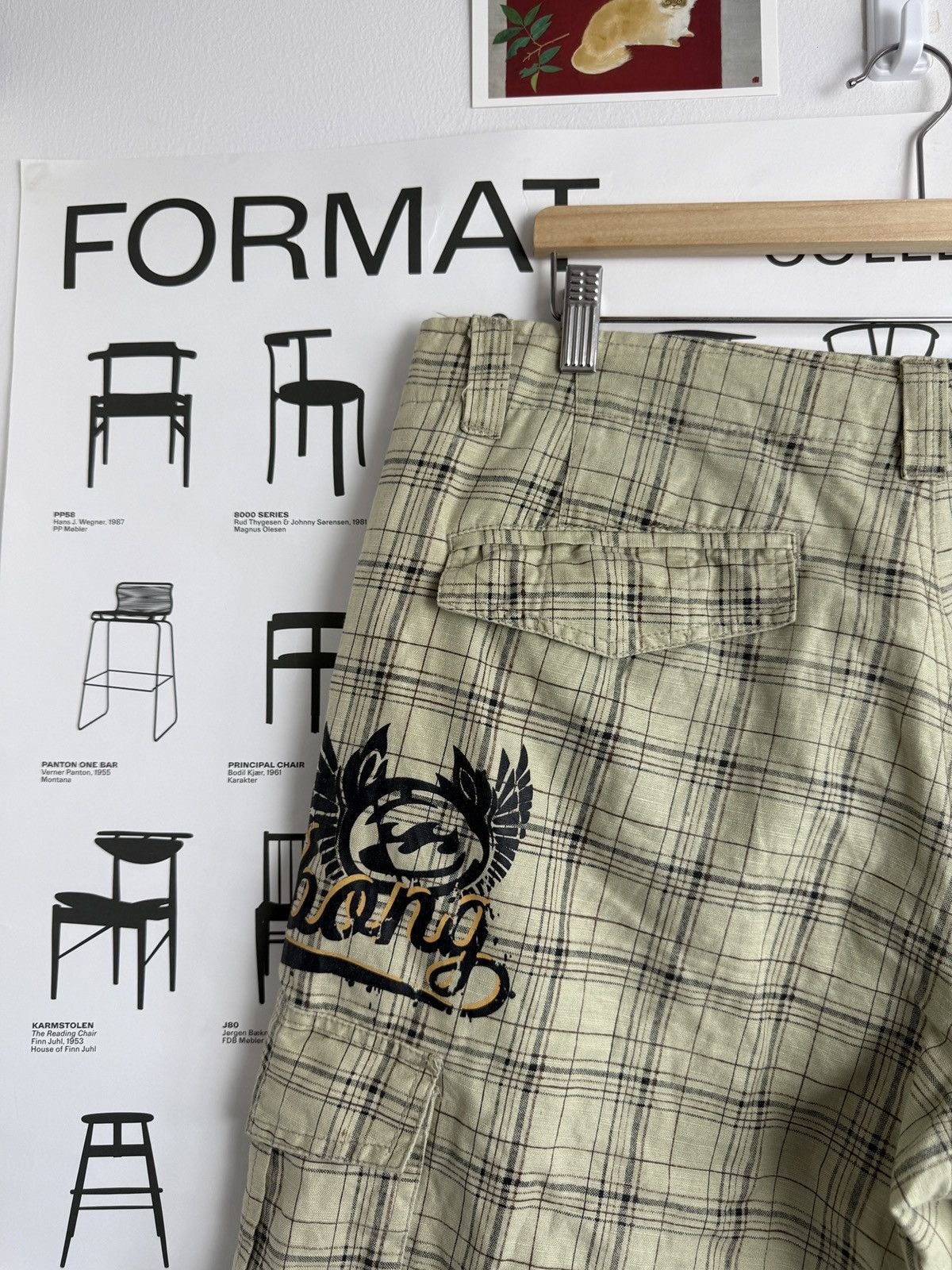 Billabong Vintage y2k Billabong checked baggy shorts jorts skate opium Size US 34 / EU 50 - 4 Thumbnail