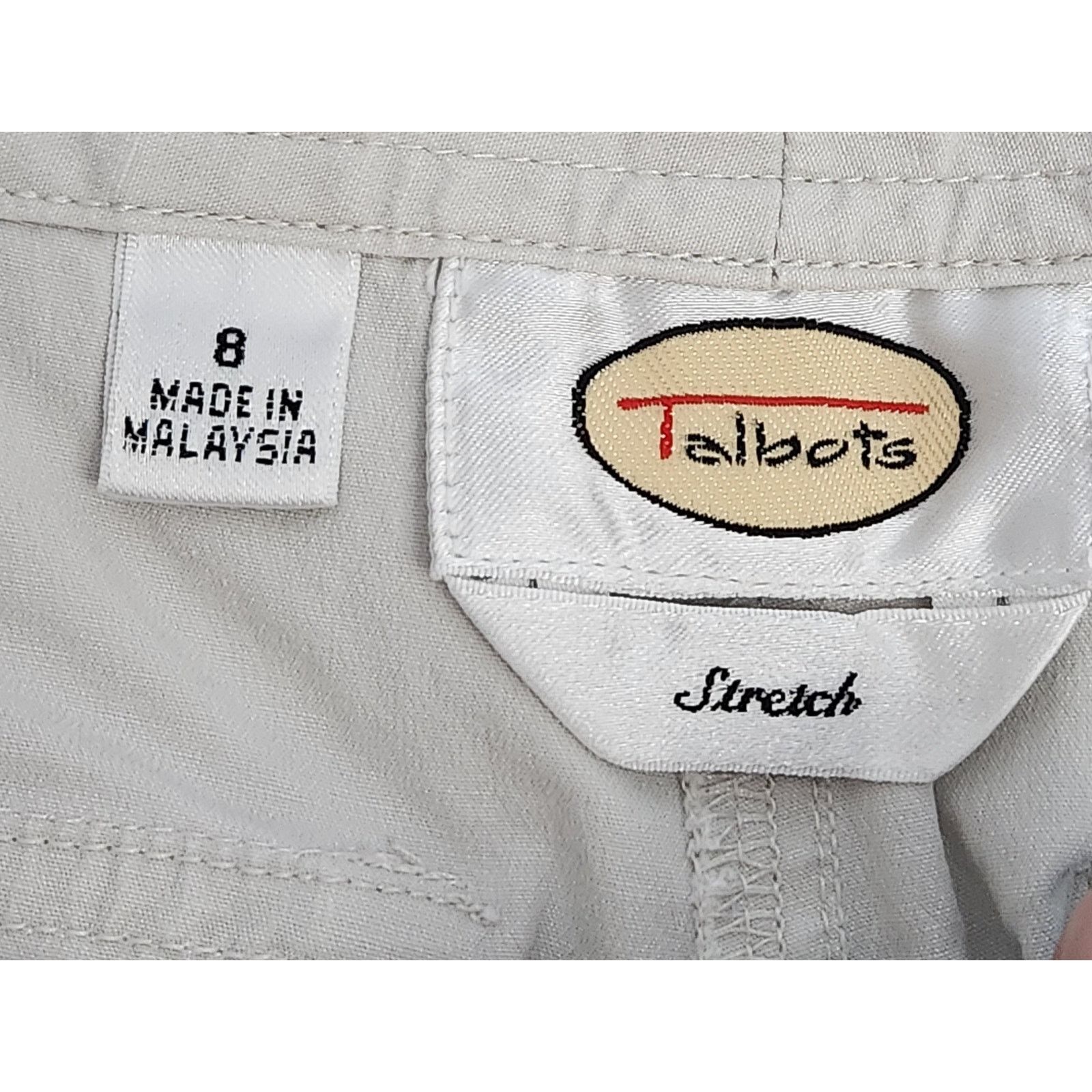 Other Talbots Beige Flat Front Bermuda Shorts 8 Lightweight Size 32" / US 10 / IT 46 - 4 Thumbnail