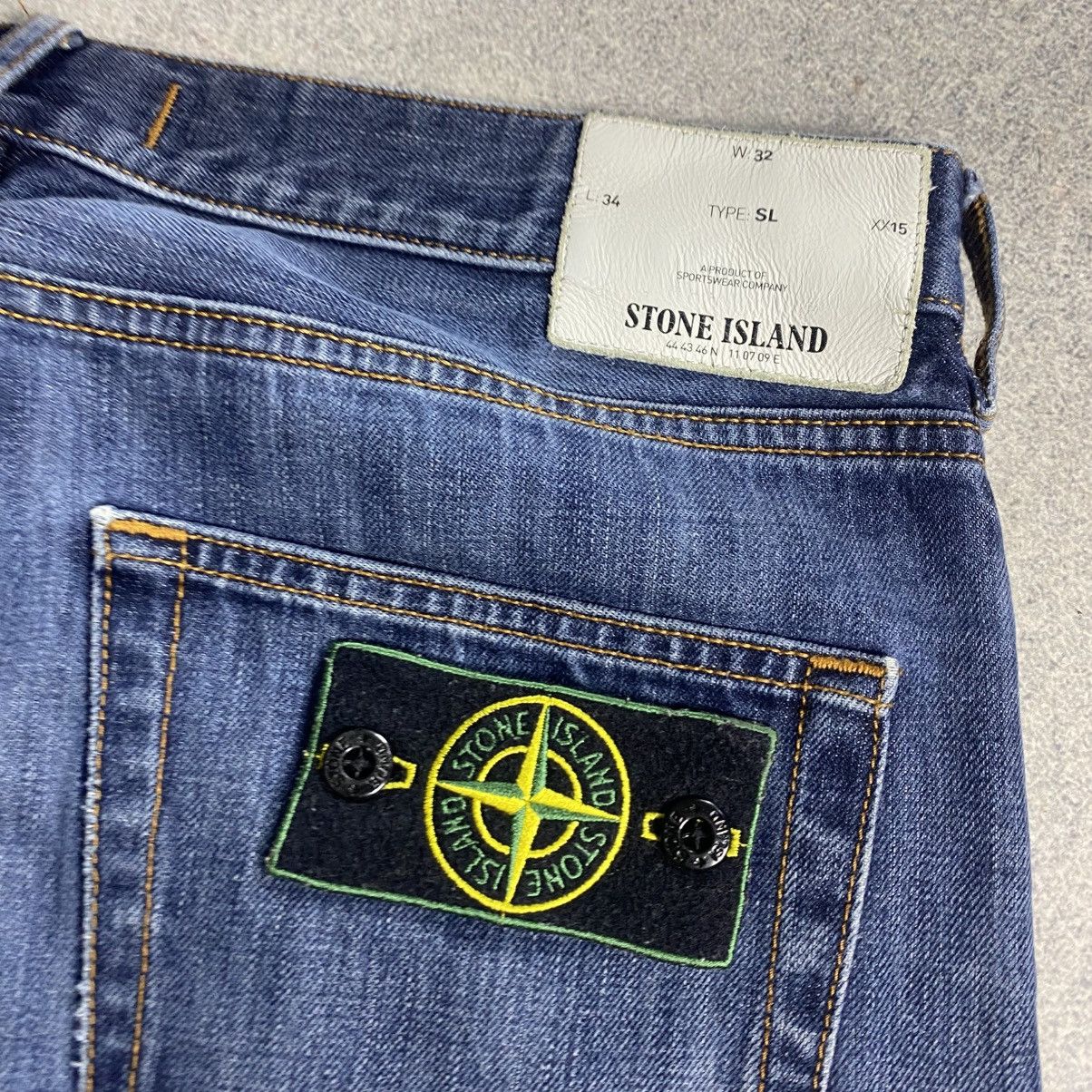 Stone Island Vintage Stone Island Jeans Patch Pocket Straight Fit Casual Size US 32 / EU 48 - 4 Thumbnail