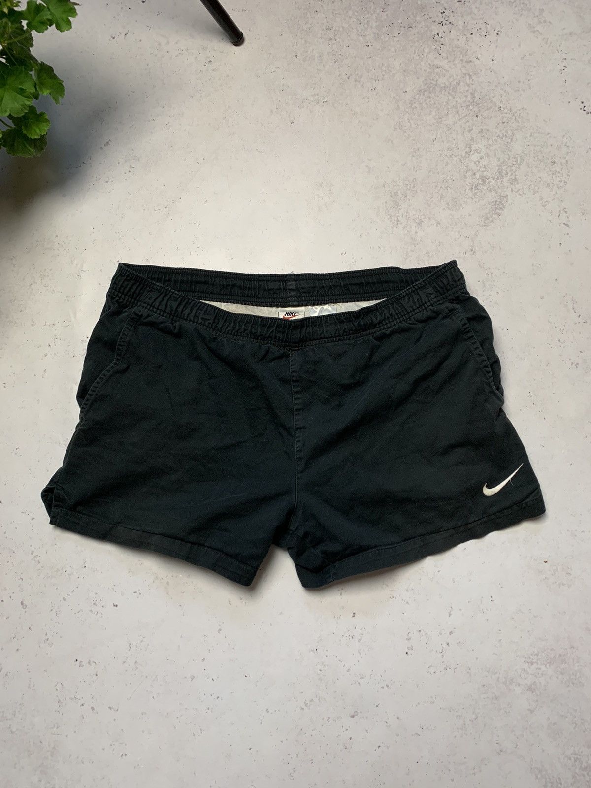 Nike × Vintage Vintage 90's Nike Running Shorts Sportwear Rare Y2K Drill L Size US 34 / EU 50 - 2 Thumbnail