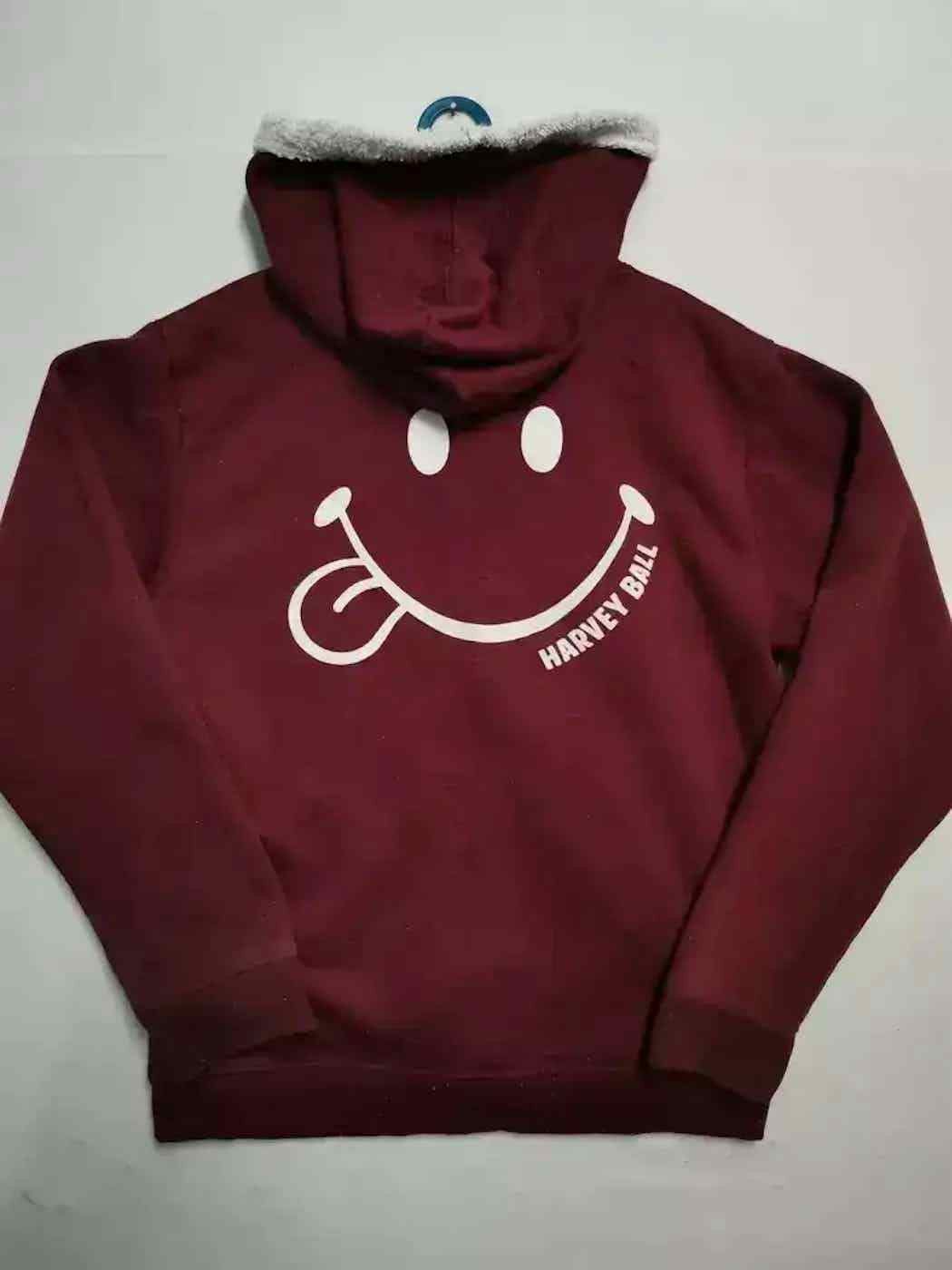 Vintage Vintage Harvey Ball Smiley Face Hoodie Size US L / EU 52-54 / 3 - 4 Thumbnail