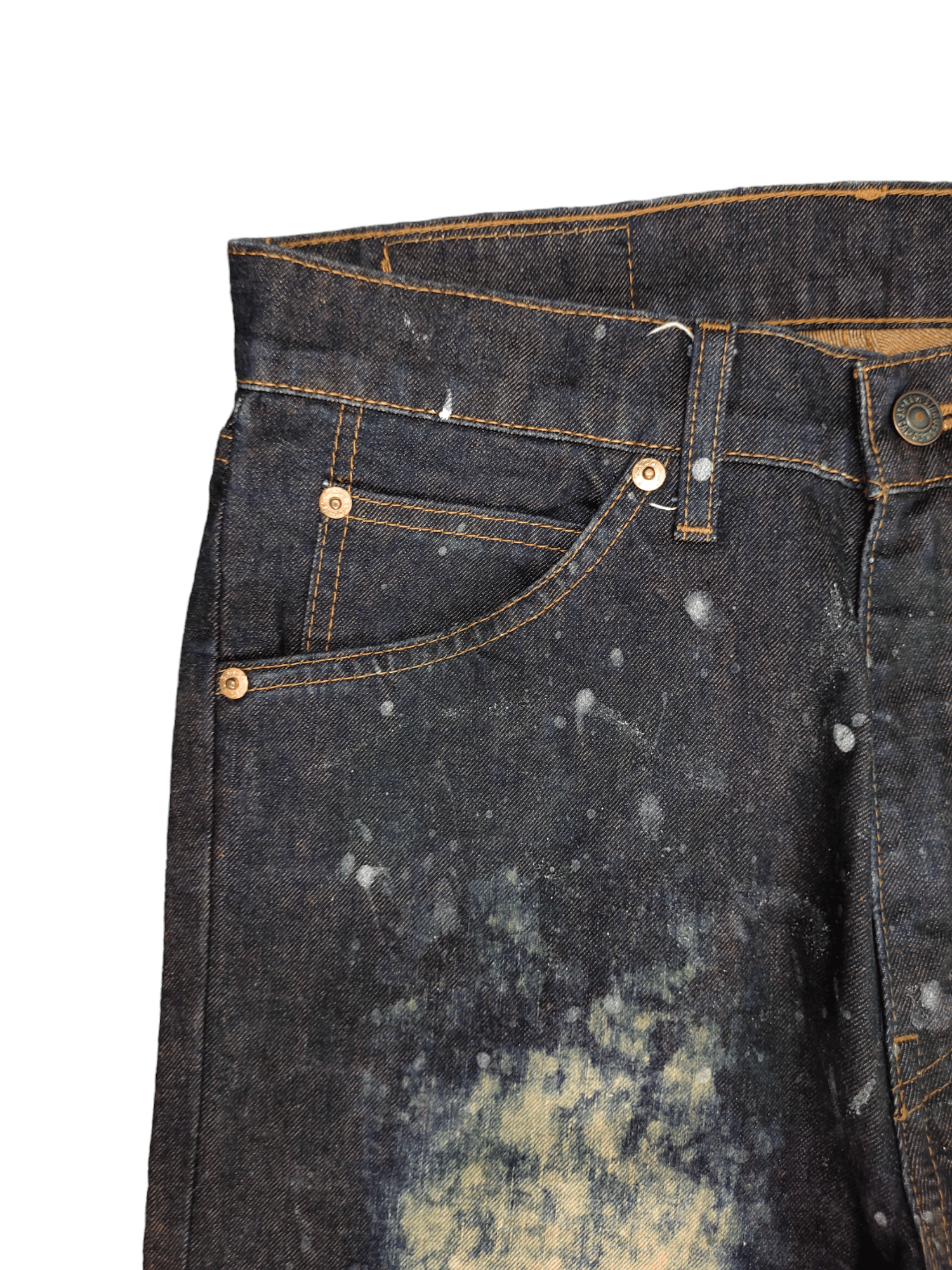 Levi's Rare Design Levis 607 Orange Tag Denim Y2k Streetwear Size US 29 - 4 Thumbnail