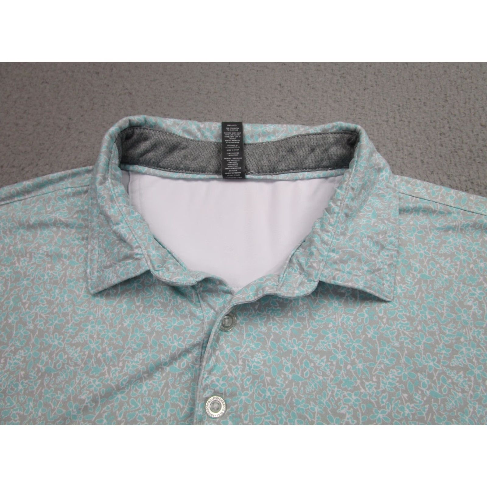 Vintage AndersonOrd Shirt Mens XL Blue Floral Golf Santa Clarita 1965 Valencia Country Club Size US XL / EU 56 / 4 - 4 Thumbnail