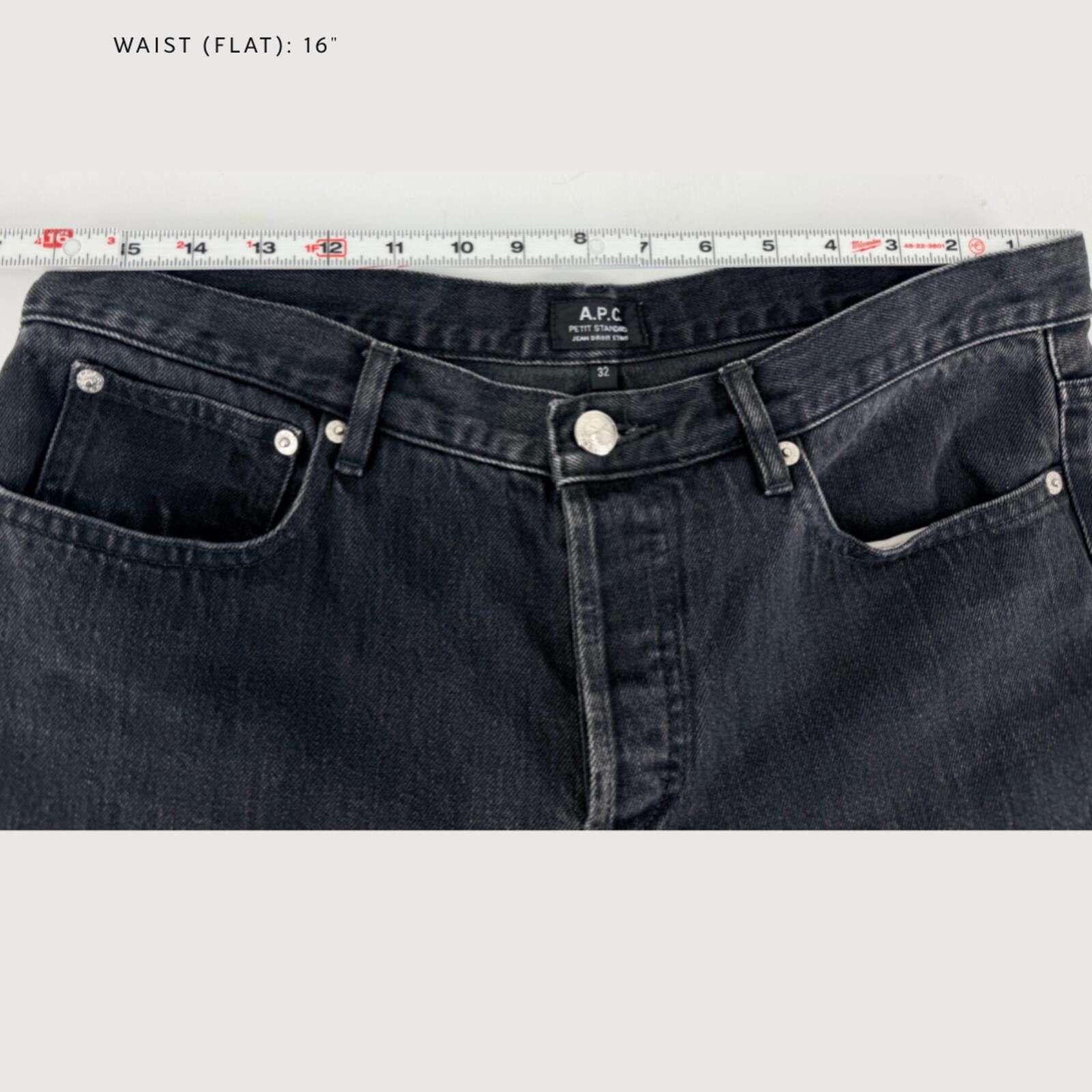 A.P.C. A.P.C. Petit Standard Droit Etroit Jeans 32 Size US 32 / EU 48 - 6 Thumbnail