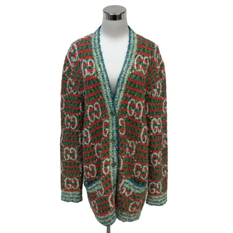 Gucci Gucci Multicolor GG Monogram Cardigan Size M Size US M / EU 48-50 / 2 - 1 Thumbnail
