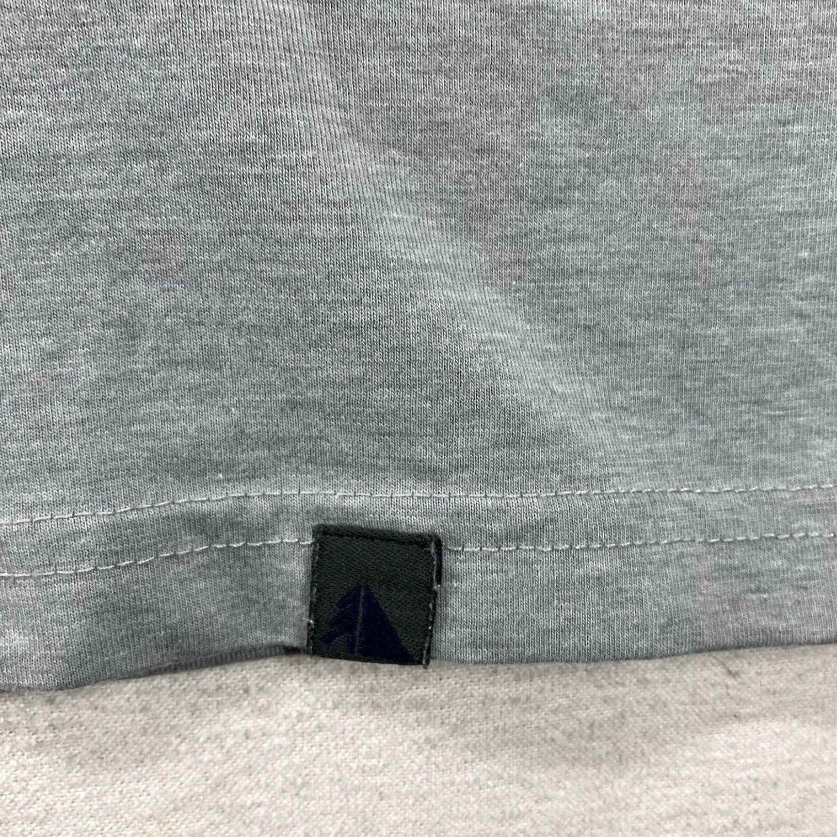 Vintage L.L.Bean Mens T-Shirt Regular Slightly Fitted Graphic Crew Neck Short Sleeve Gray Lightweight Cotton Polyester Logo Fisherman Size US M / EU 48-50 / 2 - 6 Thumbnail