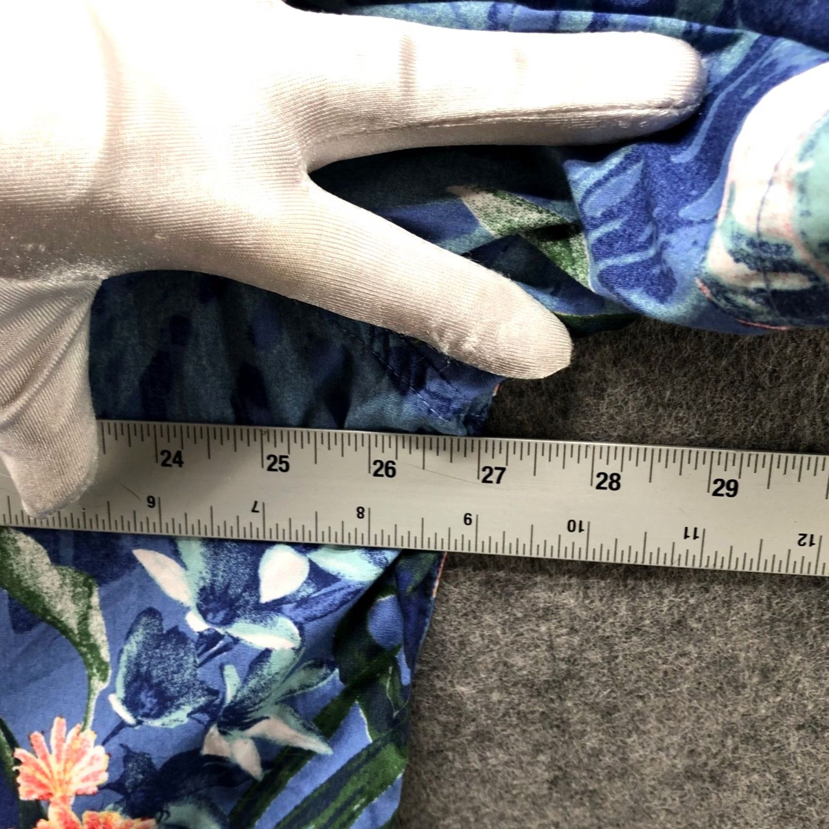 Vintage 28 Palms Hawaiian Shirt Mens XXL Blue Tropical Floral Camp Collar Cotton Resort Size US XXL / EU 58 / 5 - 7 Thumbnail