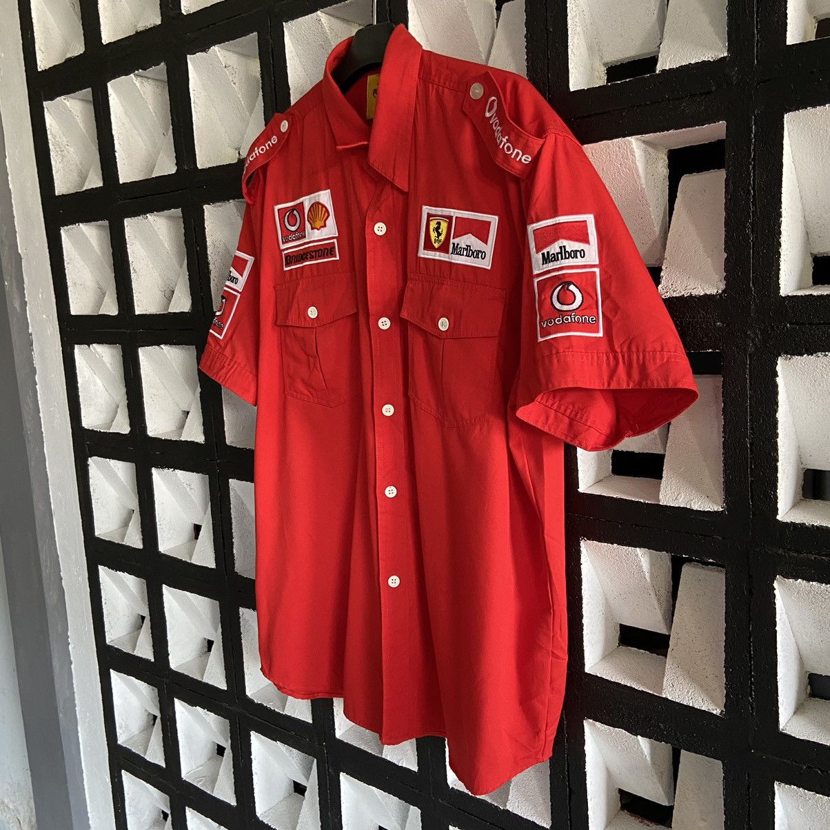 Ferrari Ferarri marlboro buttons up racing edition Size US XL / EU 56 / 4 - 2 Thumbnail