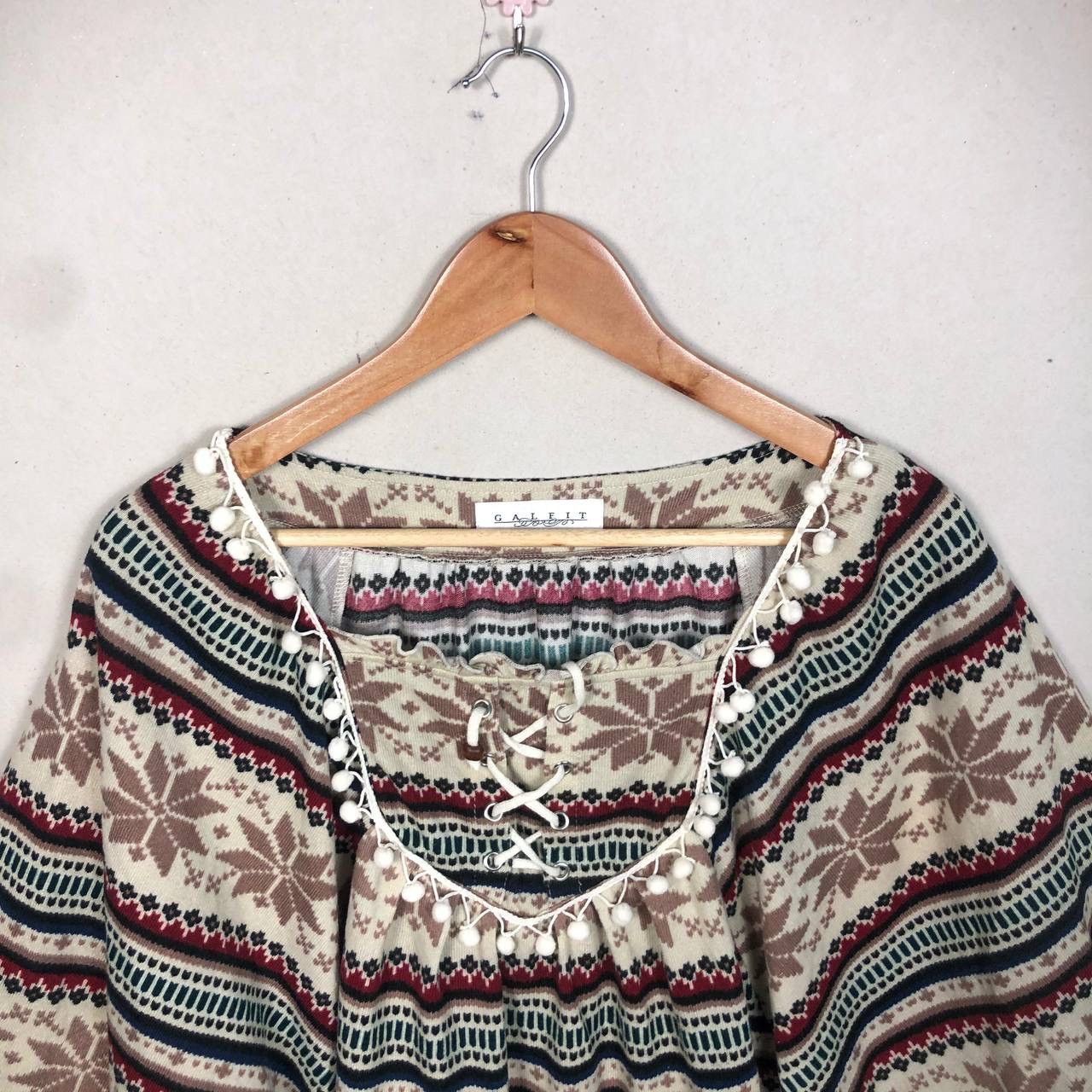 Cloak × Native Vintage 90s Native Navajo Poncho Cloaks Capes Size US M / EU 48-50 / 2 - 4 Thumbnail