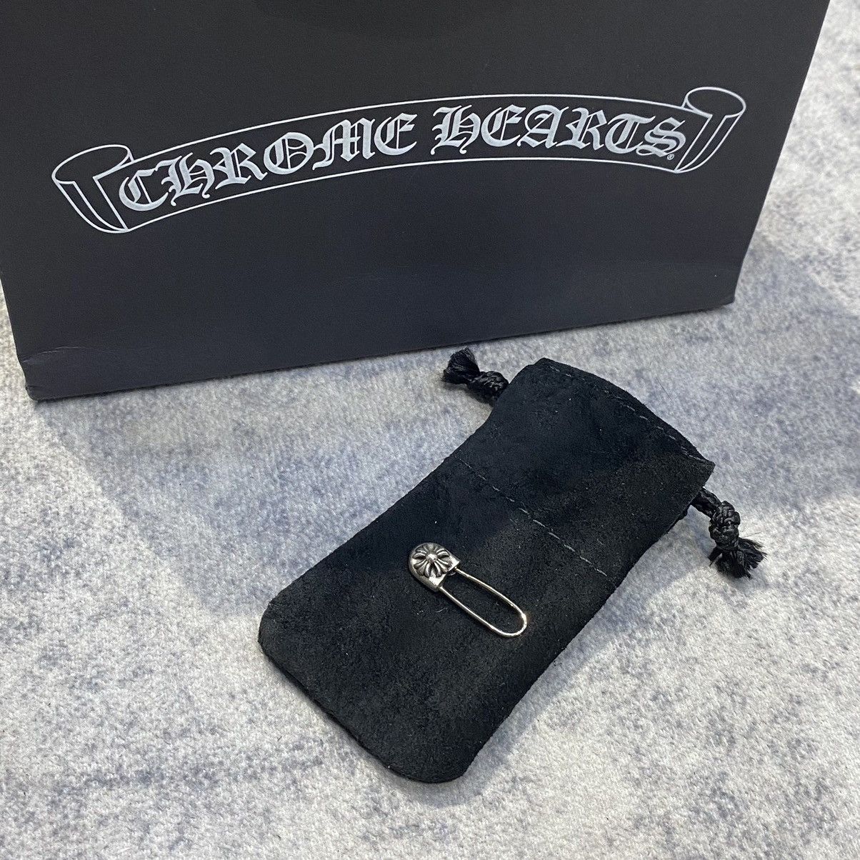 Chrome Hearts Chrome Hearts Safety Pin sliver earring Size ONE SIZE - 3 Thumbnail