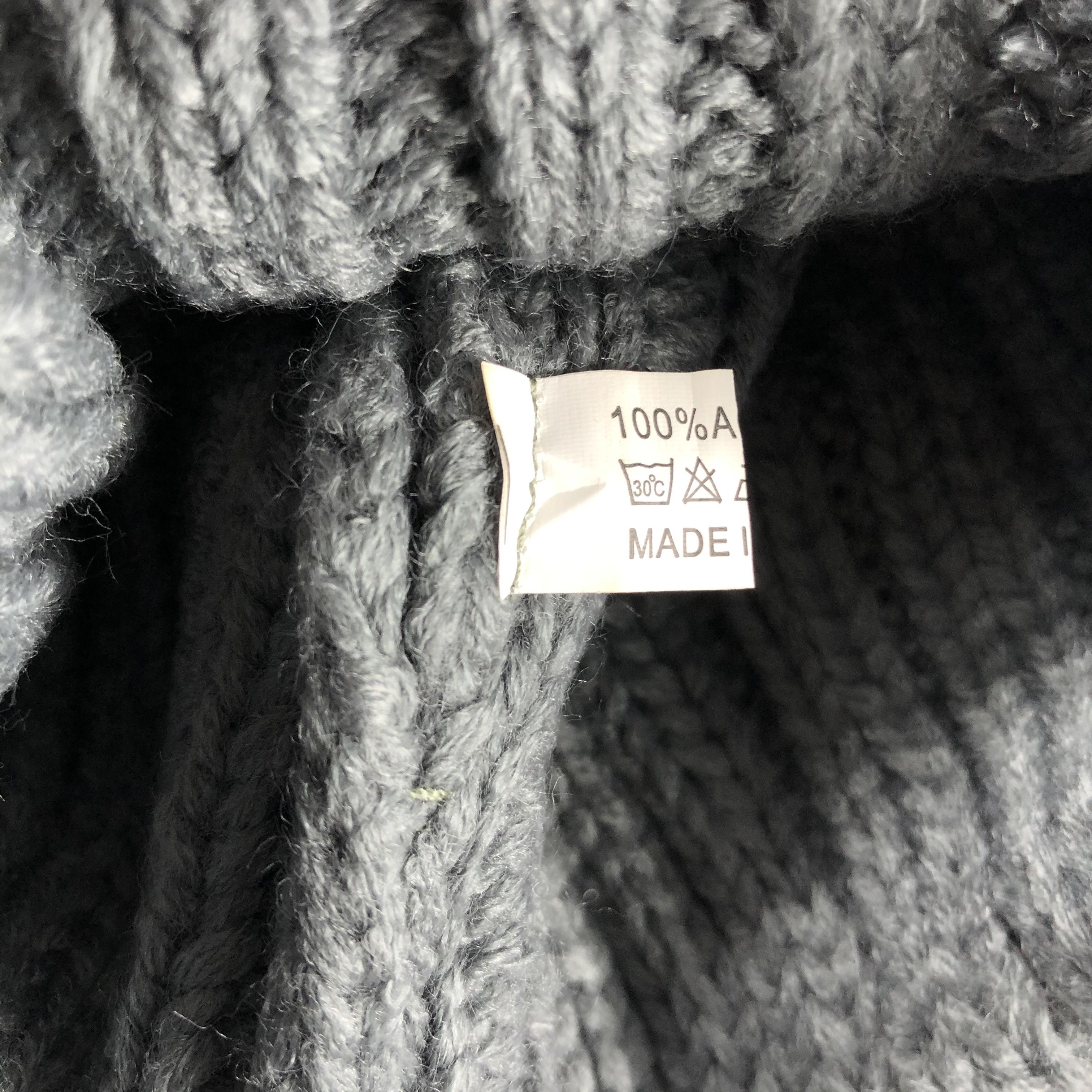 Japanese Brand × Vintage Unknown Bobble Ribbed Beanie Snow Hat Snow Cap -D427 Size ONE SIZE - 4 Thumbnail