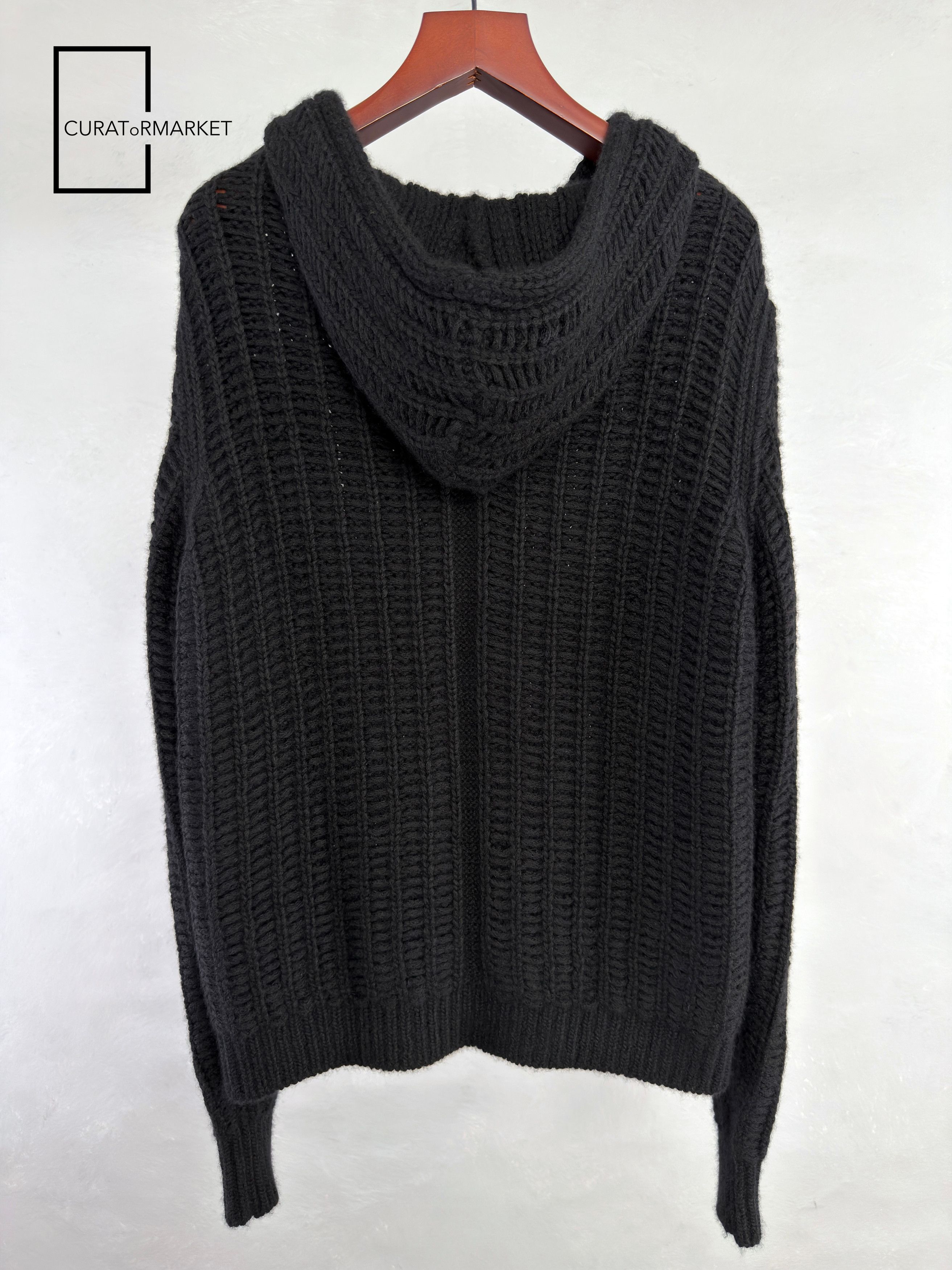 Rick Owens RARE GRAIL Cashmere Silk Zipped Hoodie Knit FW24 Porterville Size US M / EU 48-50 / 2 - 5 Thumbnail