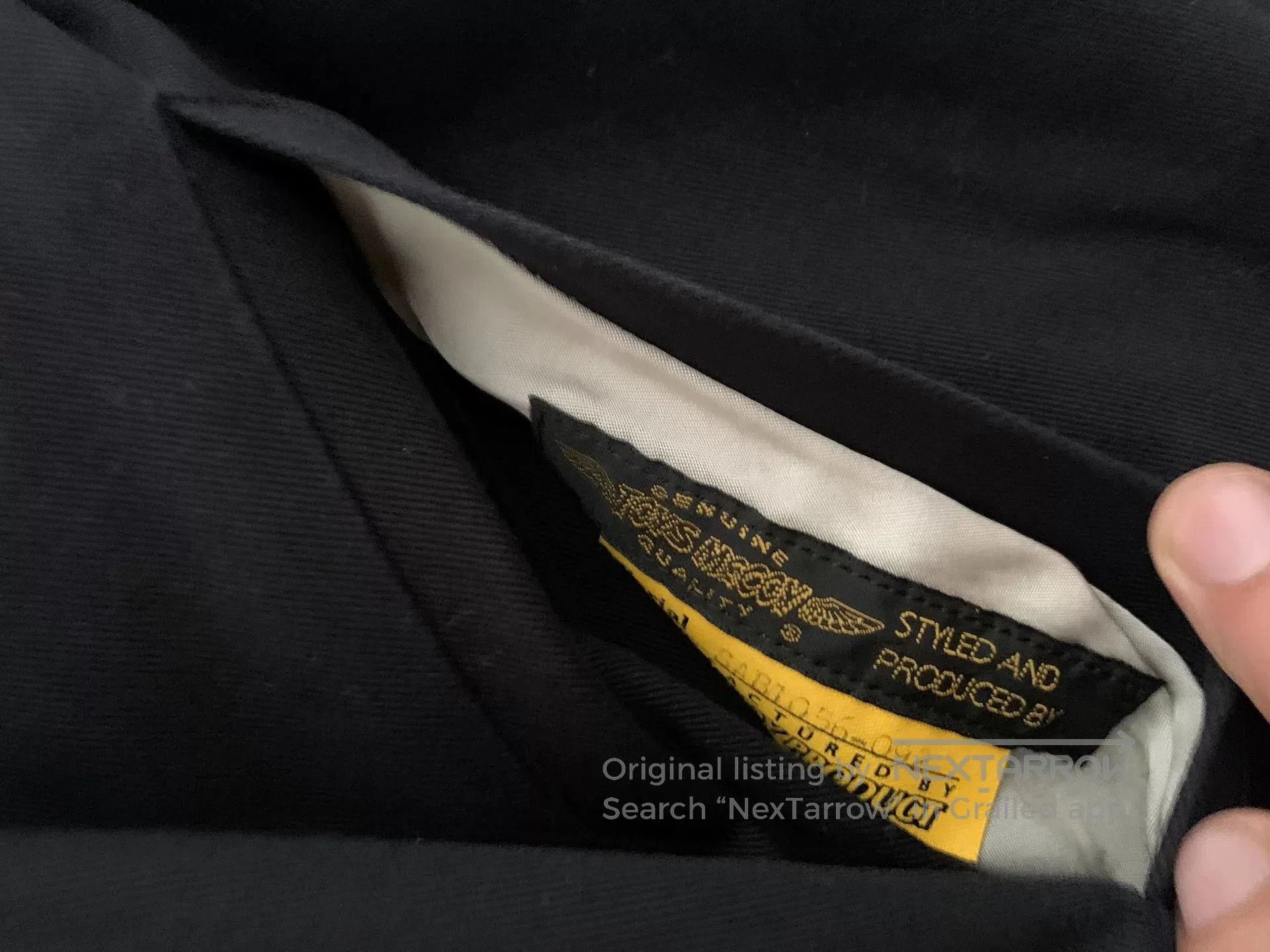 TOYS McCOY embroidered black jacket with unique designs. Size US L / EU 52-54 / 3 - 5 Thumbnail