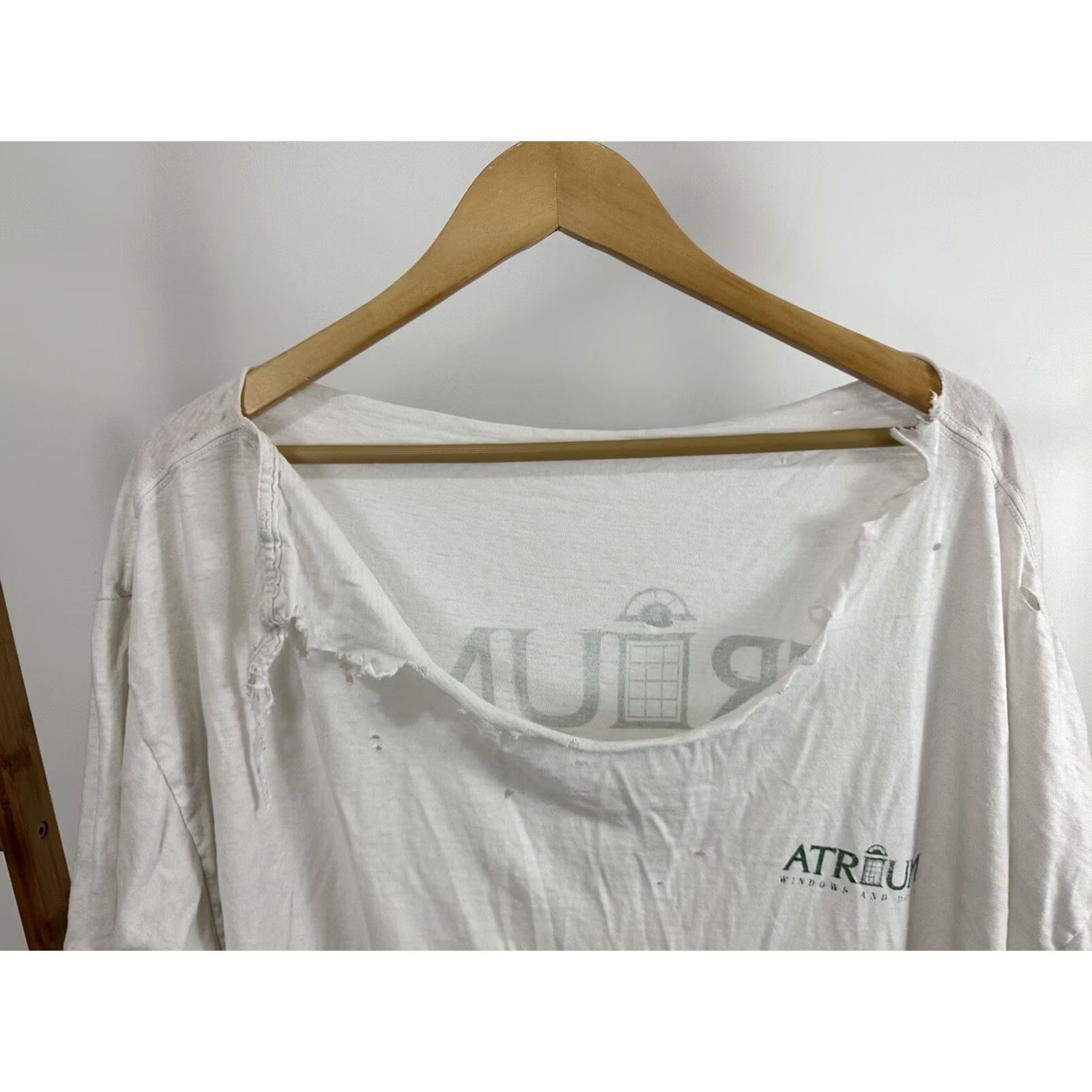 Thrasher VINTAGE T-Shirt 2XL Mens Thrashed Distressed Chopped Cropped WIP Work Thin Size US XXL / EU 58 / 5 - 4 Thumbnail