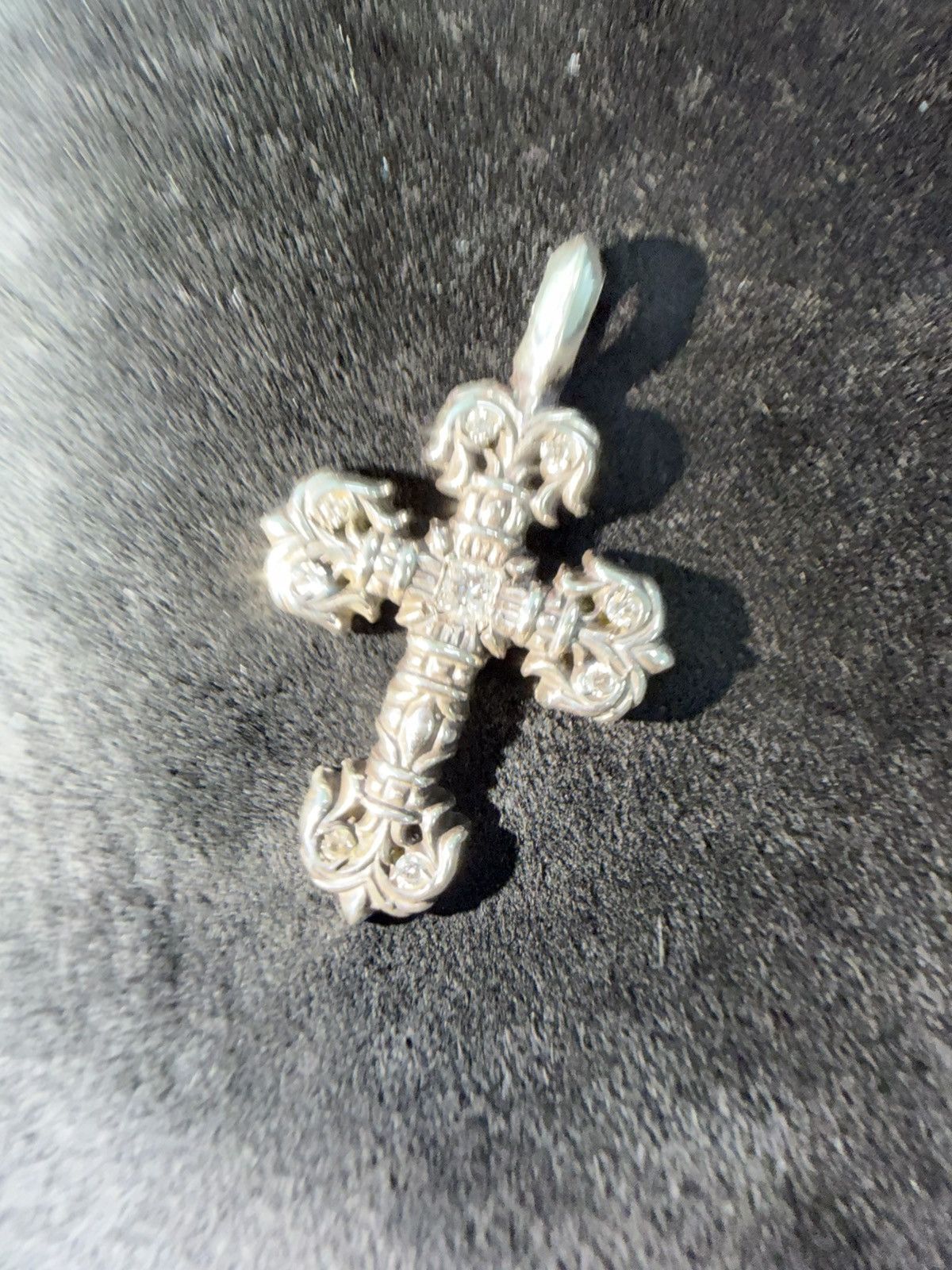 Chrome Hearts Chrome Hearts Factory Pave Diamond Filigree pendant NEW Size ONE SIZE - 11 Thumbnail
