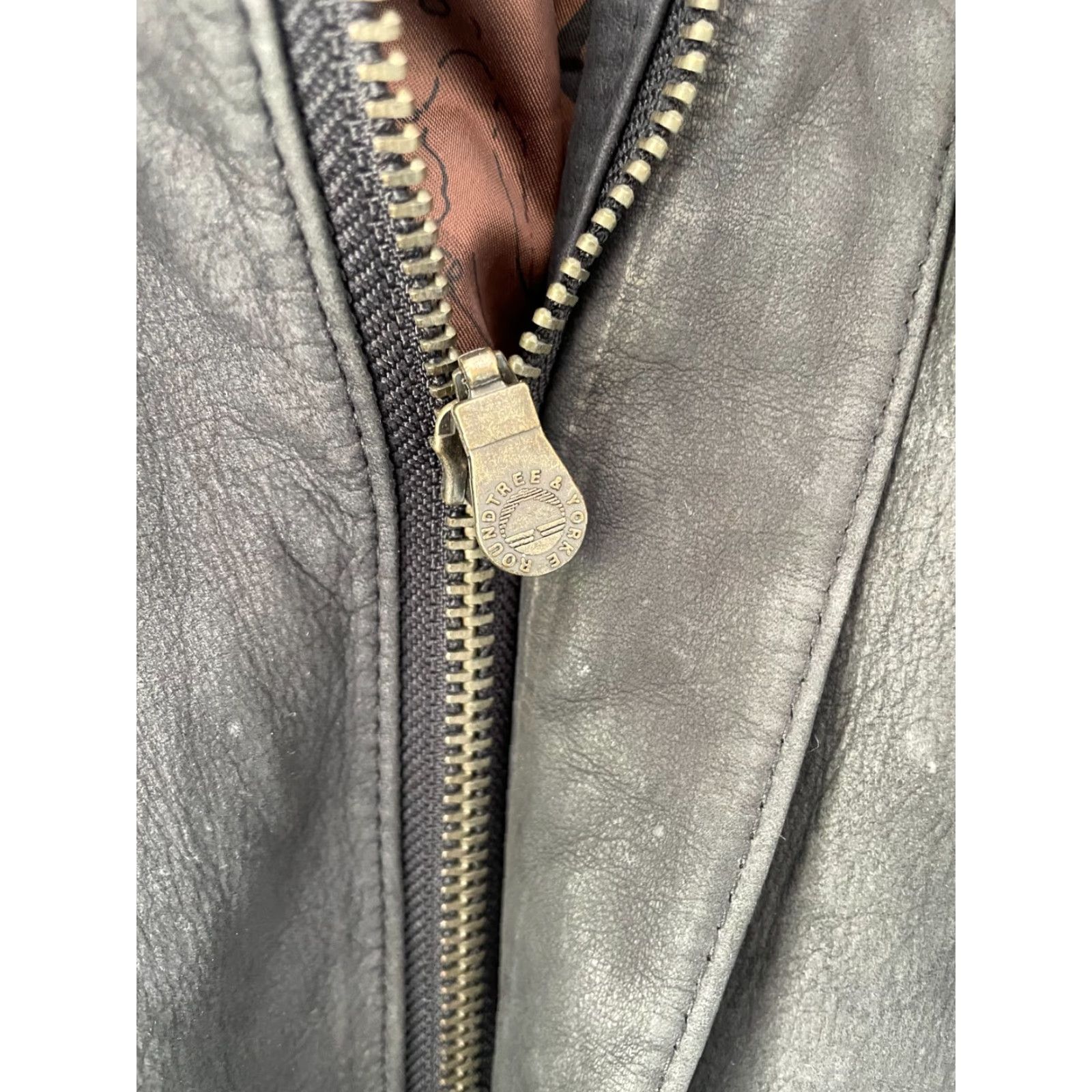 Roundtree & Yorke VINTAGE Roundtree & Yorke Leather Bomber Coat Mens XL Size US XL / EU 56 / 4 - 4 Thumbnail