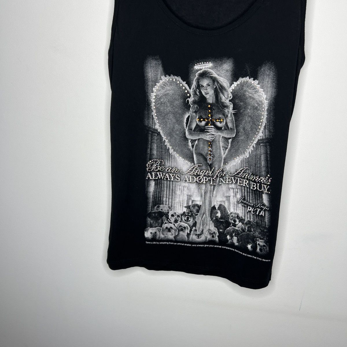 Designer × Philipp Plein Philip Plein Top Blouse Joanna Krupa Black Full Print Size M / US 6-8 / IT 42-44 - 3 Thumbnail