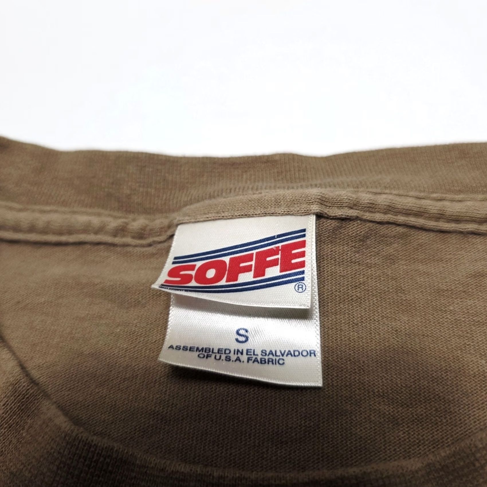 Soffe VINTAGE US Army White Sands Missiles Range T-Shirt Adult Small Desert Scene USA 90s Brown Cotton Size US S / EU 44-46 / 1 - 4 Thumbnail