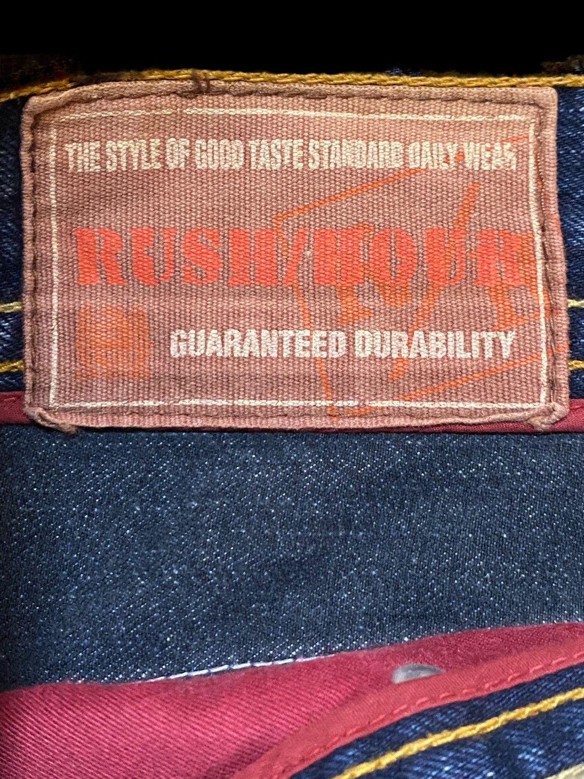Japanese Brand Vintage Japanese Brand Rush Hour Mud Wash Baggy Jeans Size US 34 / EU 50 - 19 Thumbnail